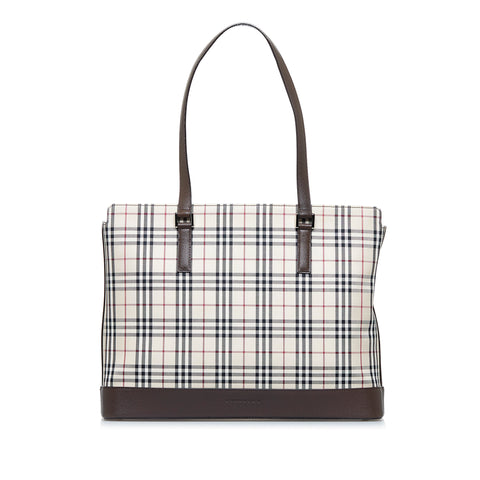 Checkered Graphic Baguette Bag