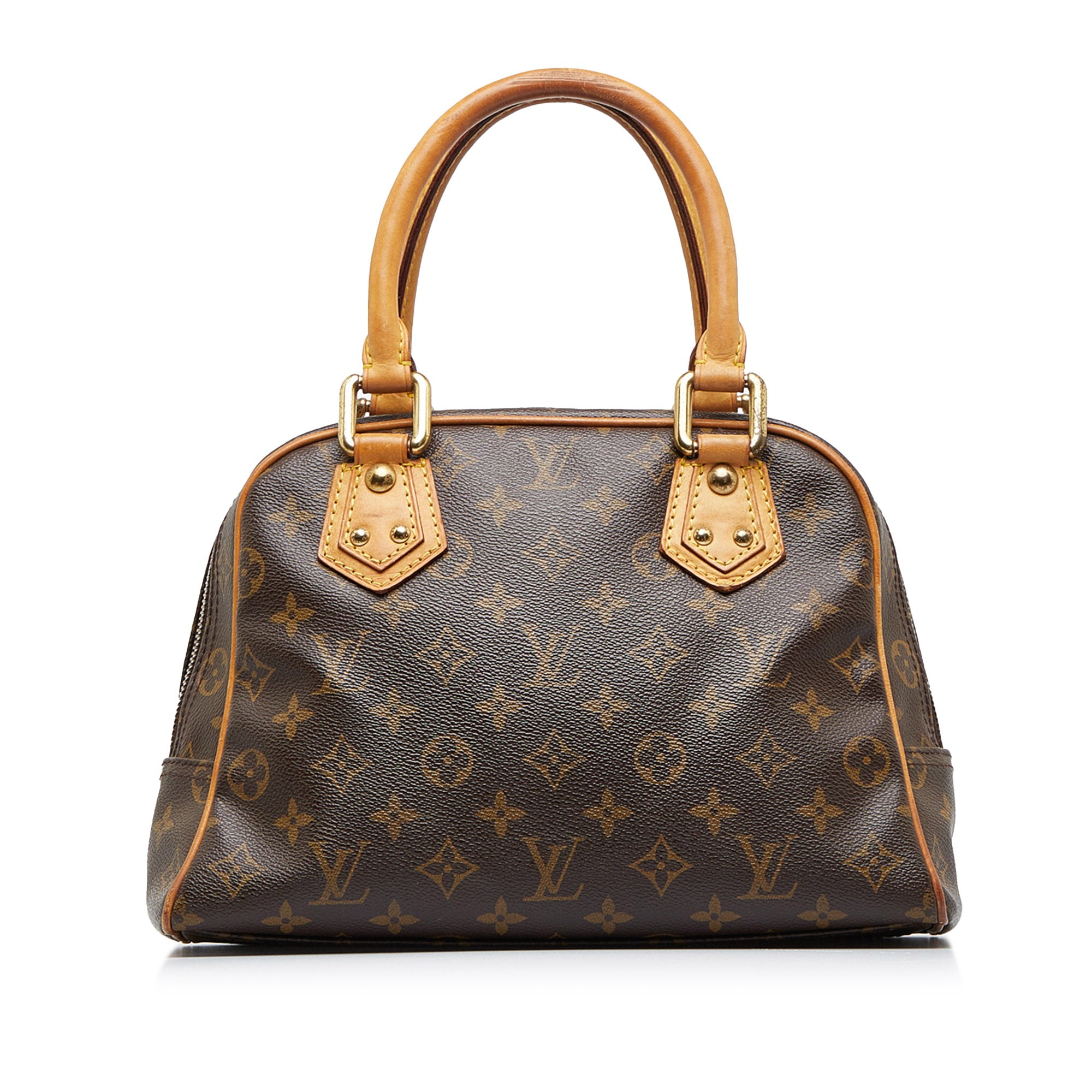 Louis Vuitton Brown, Pattern Print Vintage Monogram Manhattan PM