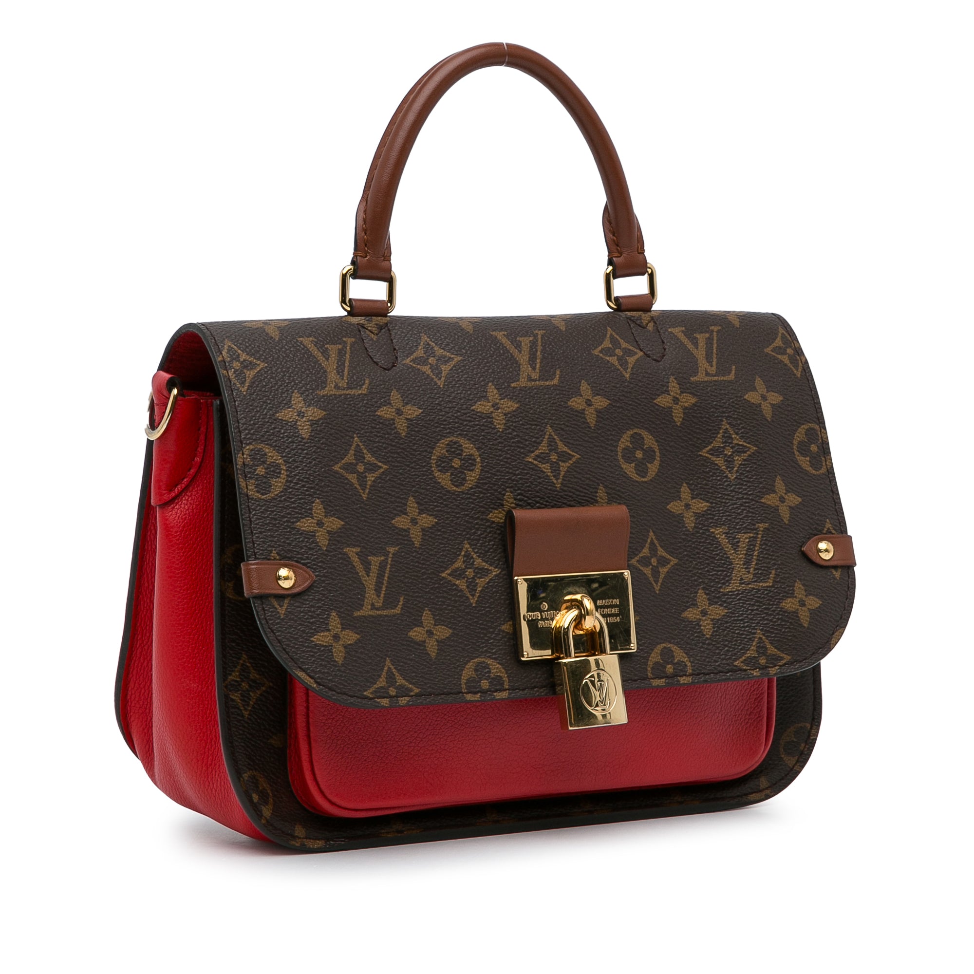 Louis Vuitton Vaugirard Handbag Monogram Canvas with Leather