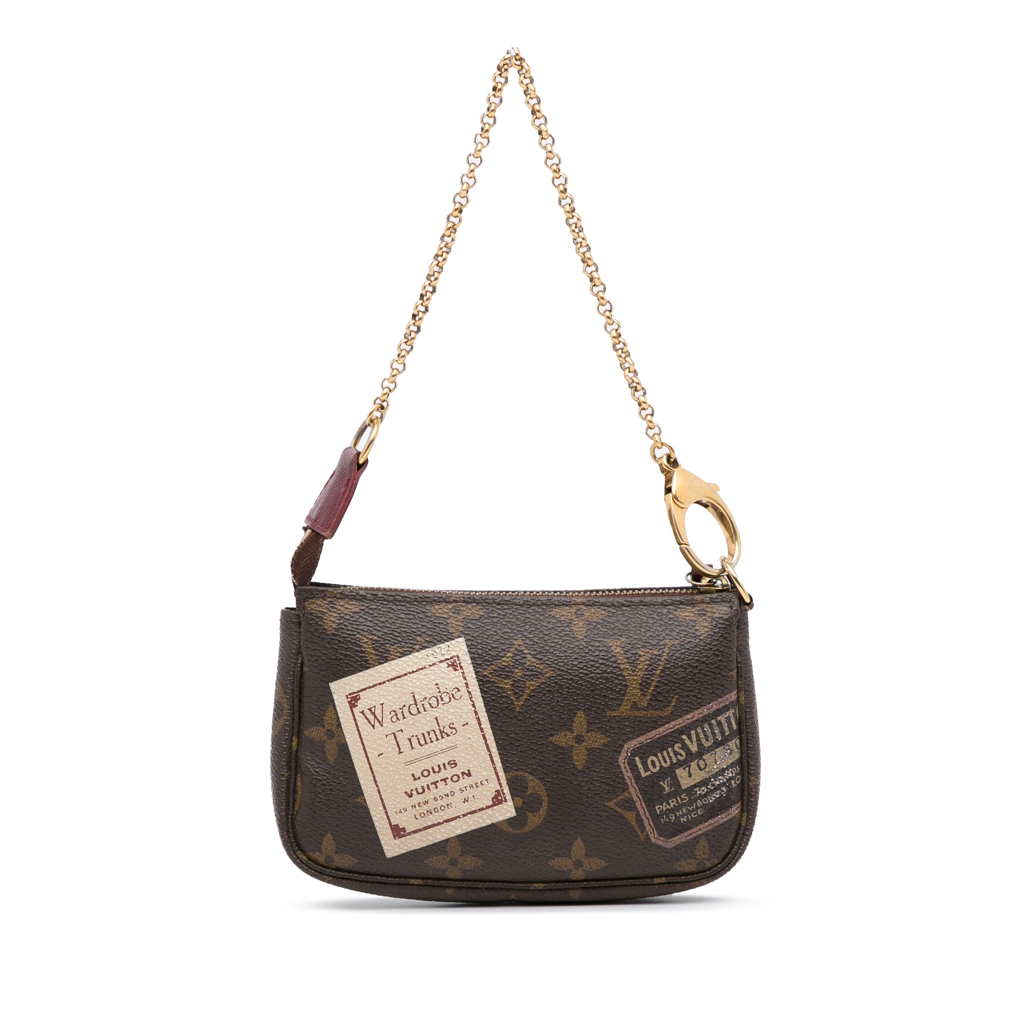 Louis Vuitton, Bags, Louis Vuitton Monogram Trunks Bags Mini Pochette  Accessoires