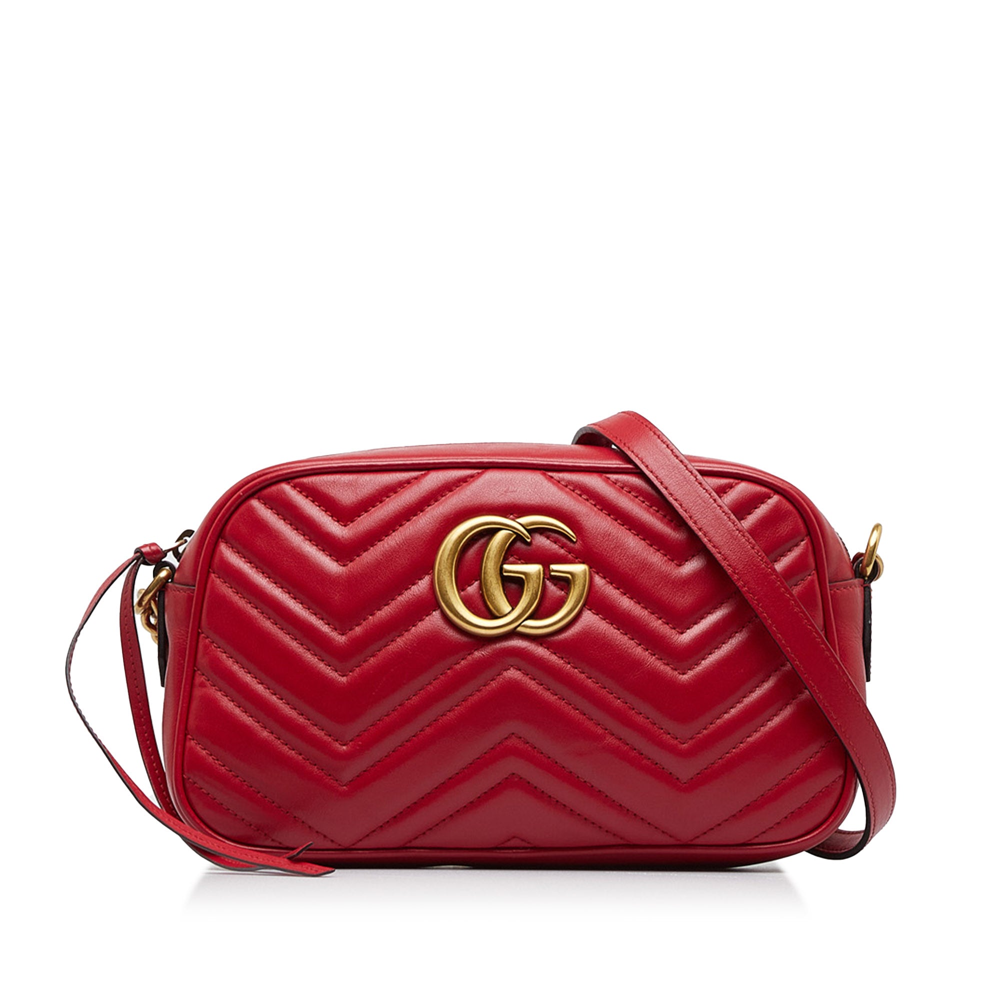Gucci GG Small Marmont Matelasse Camera Bag