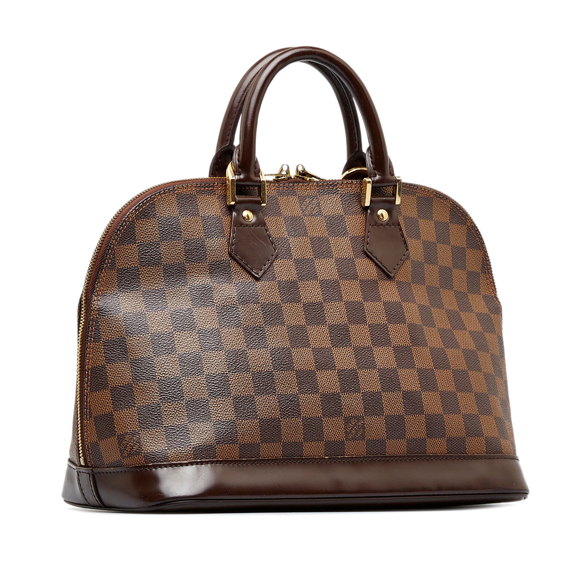 Alma PM Luxury Handbag - Damier Ebene - Women - Louis Vuitton