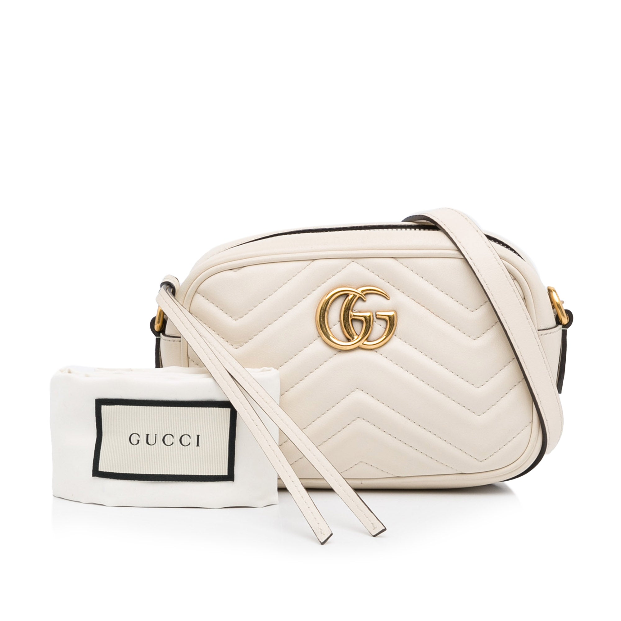 Gucci Gg Marmont Mini Matelasse Leather Crossbody Camera Bag