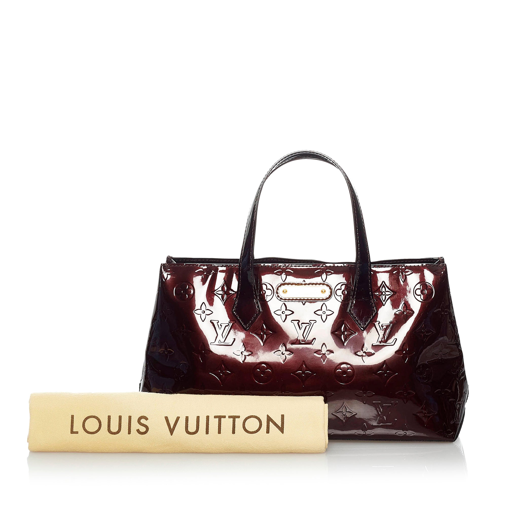 Louis Vuitton Purple Monogram Vernis Wilshire PM QJB0FGMQUF005