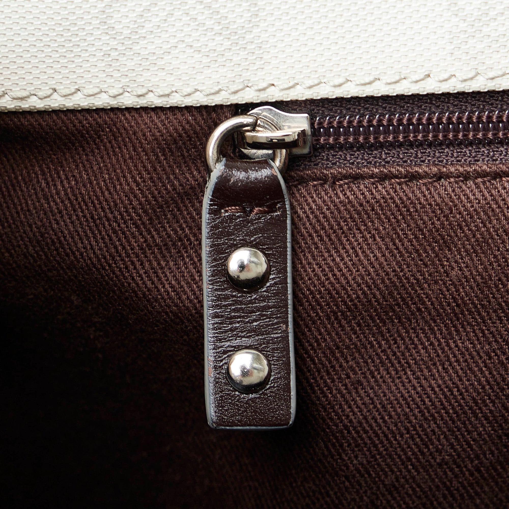 White Loewe Anagram Tote Bag – Designer Revival