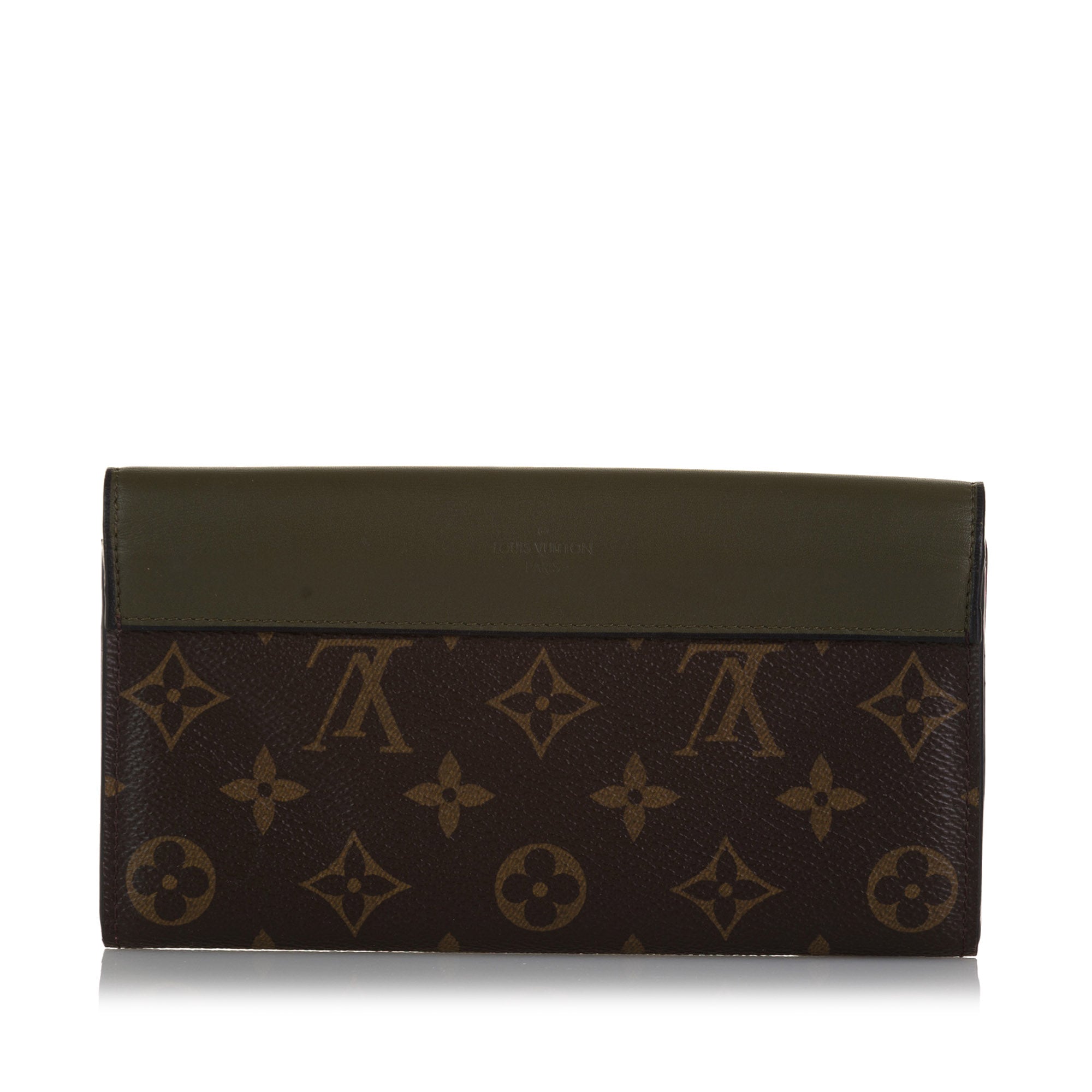 Louis Vuitton - Authenticated Sarah Wallet - Leather Black For Woman, Very Good condition