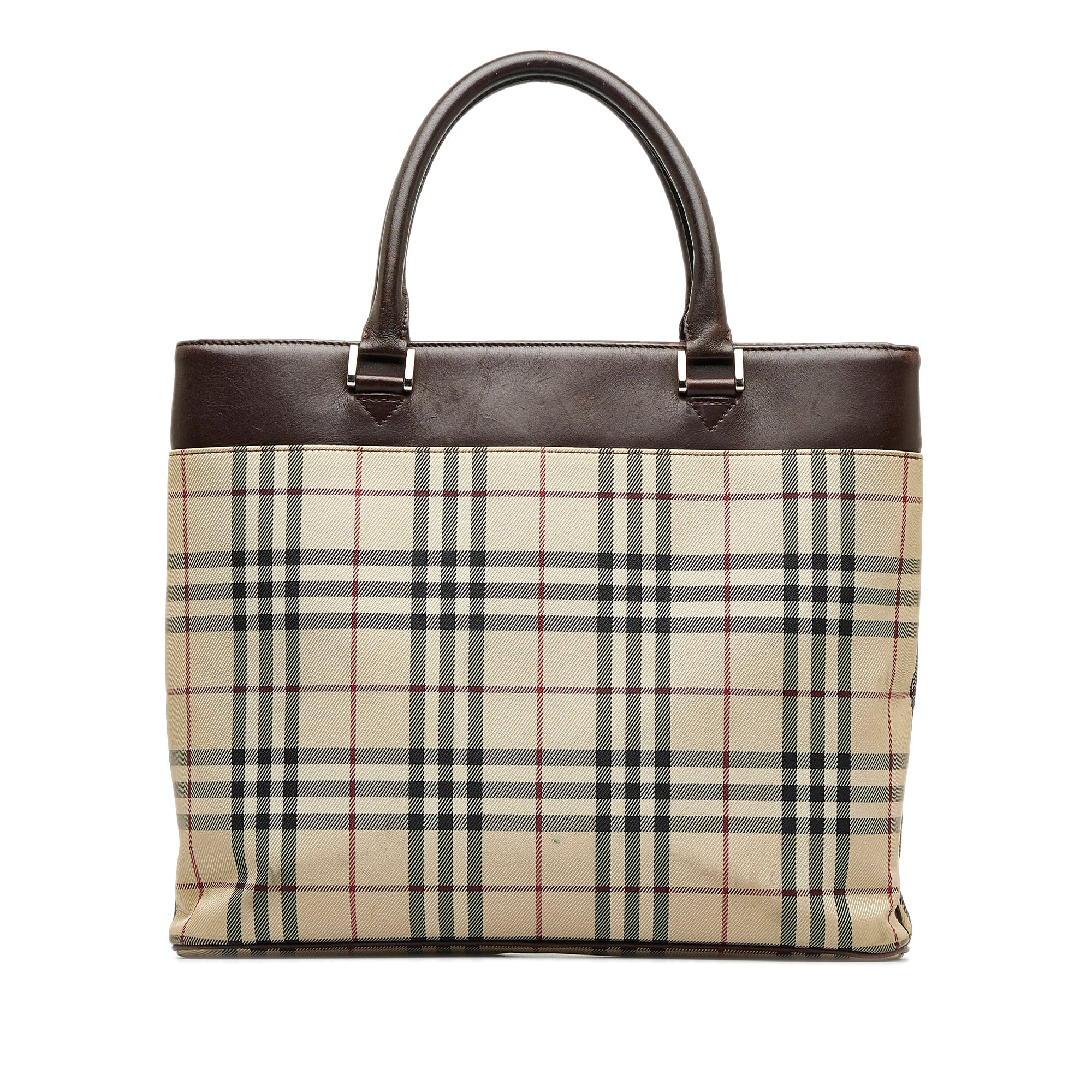 Burberry Check Tote Bag