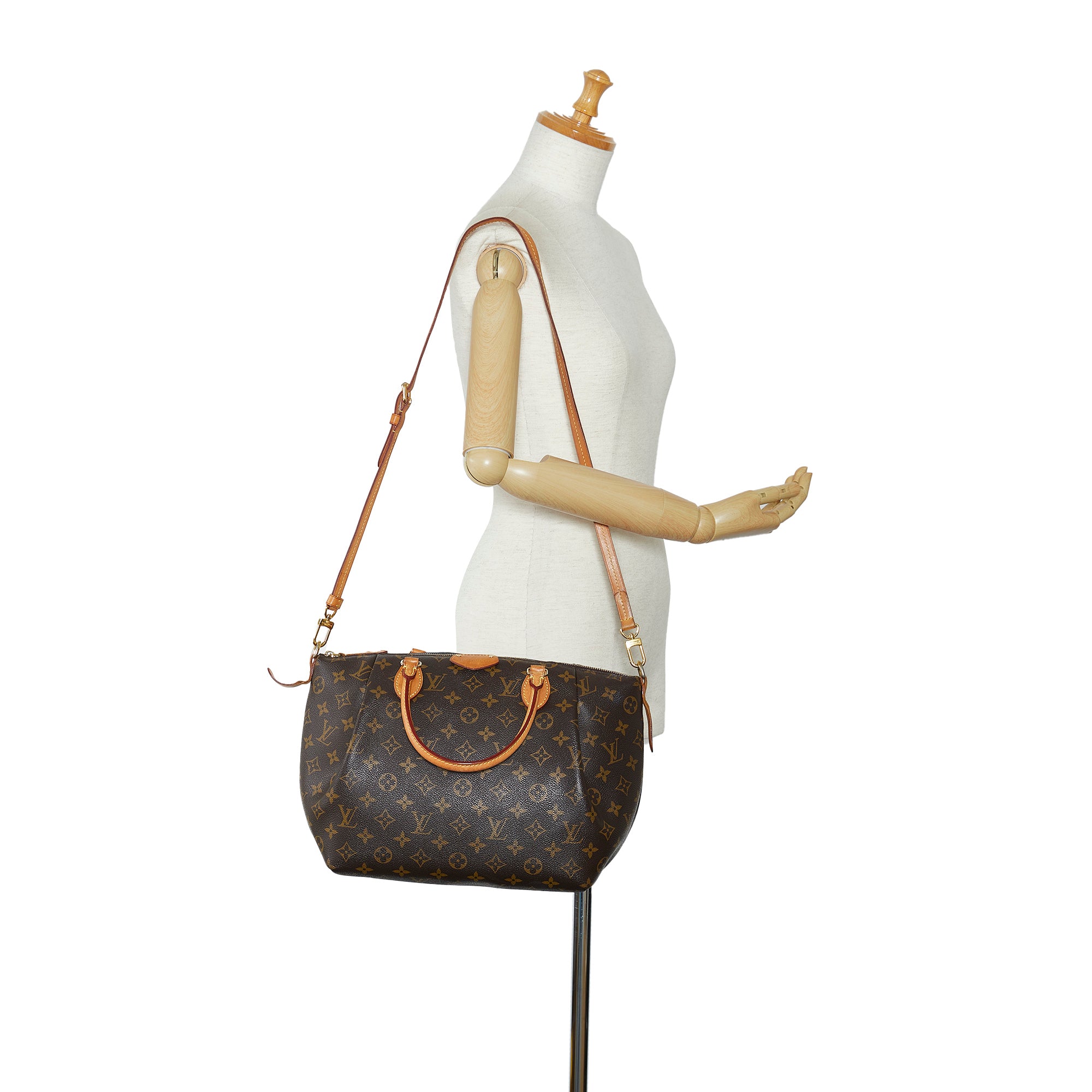 Turenne leather crossbody bag Louis Vuitton Brown in Leather - 28359528