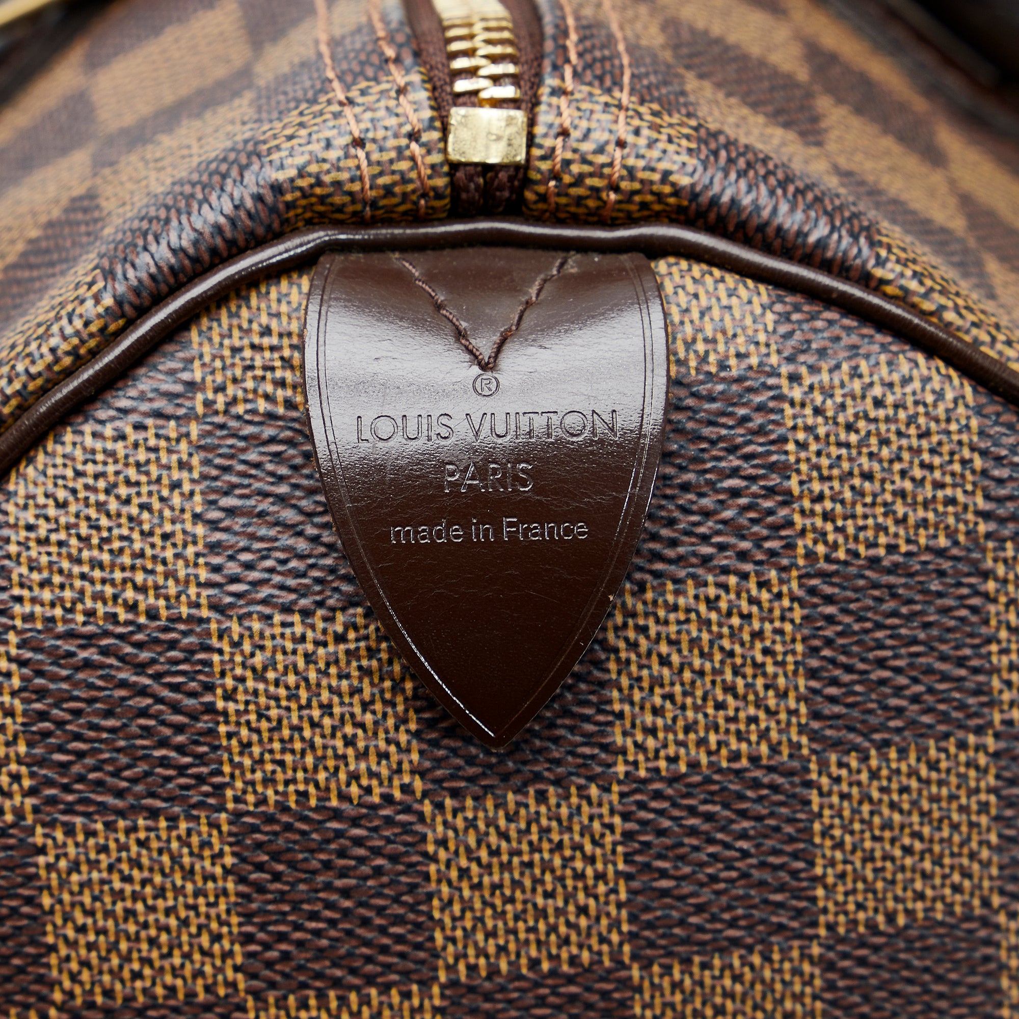 Speedy bandoulière leather handbag Louis Vuitton Brown in Leather - 31941186