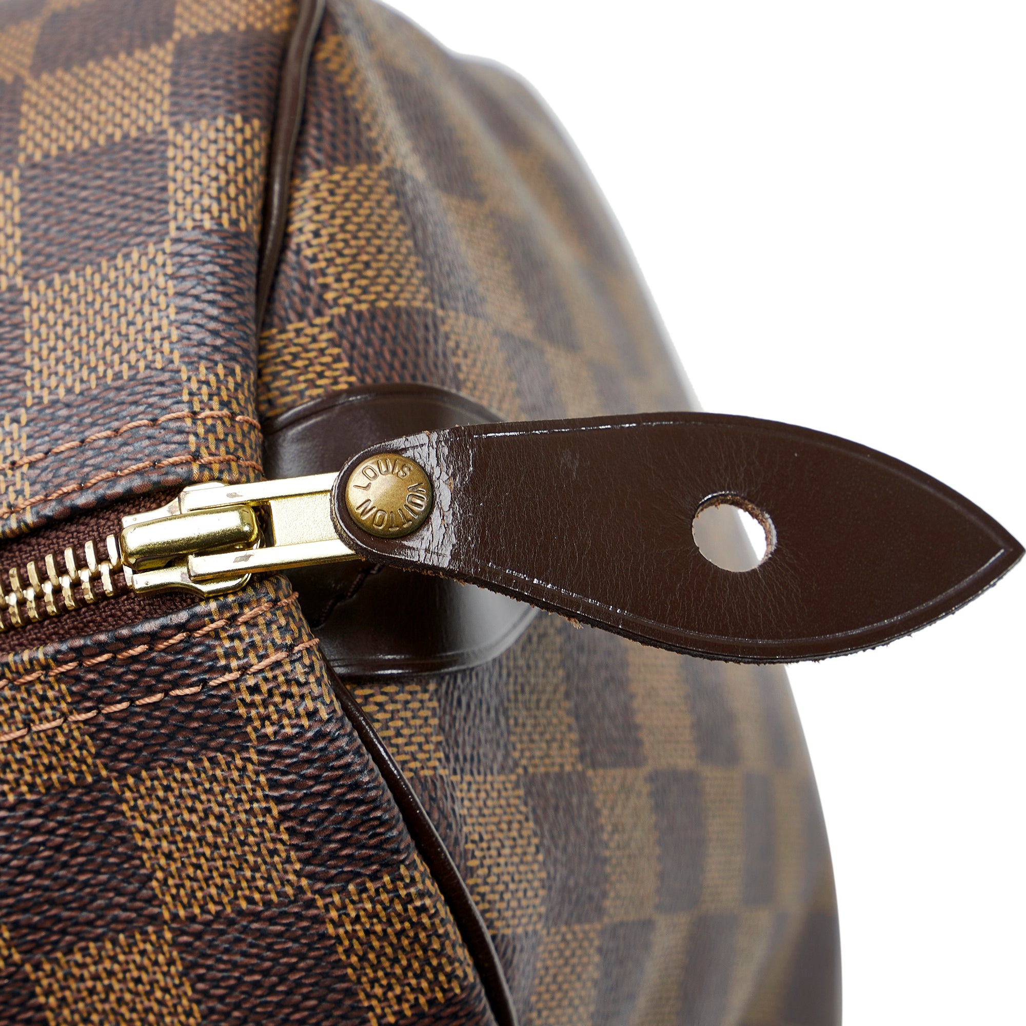 Louis Vuitton Damier Ebene Paillettes Speedy 30 - Brown Handle