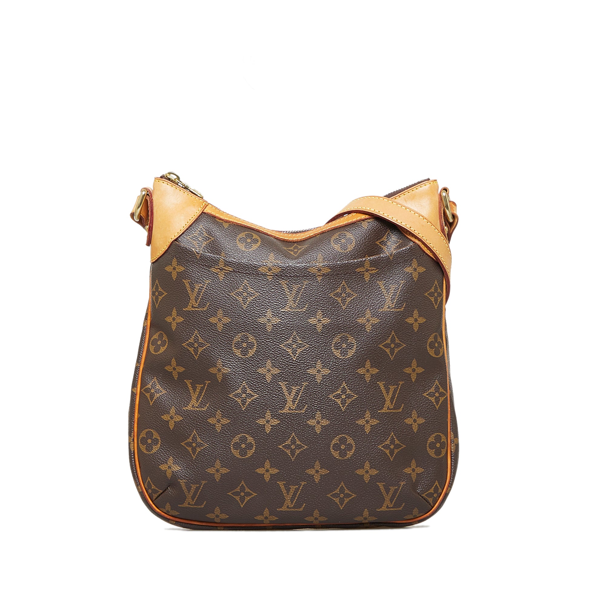 LOUIS VUITTON Odeon NM MM Monogram Canvas Shoulder Bag Black/Brown