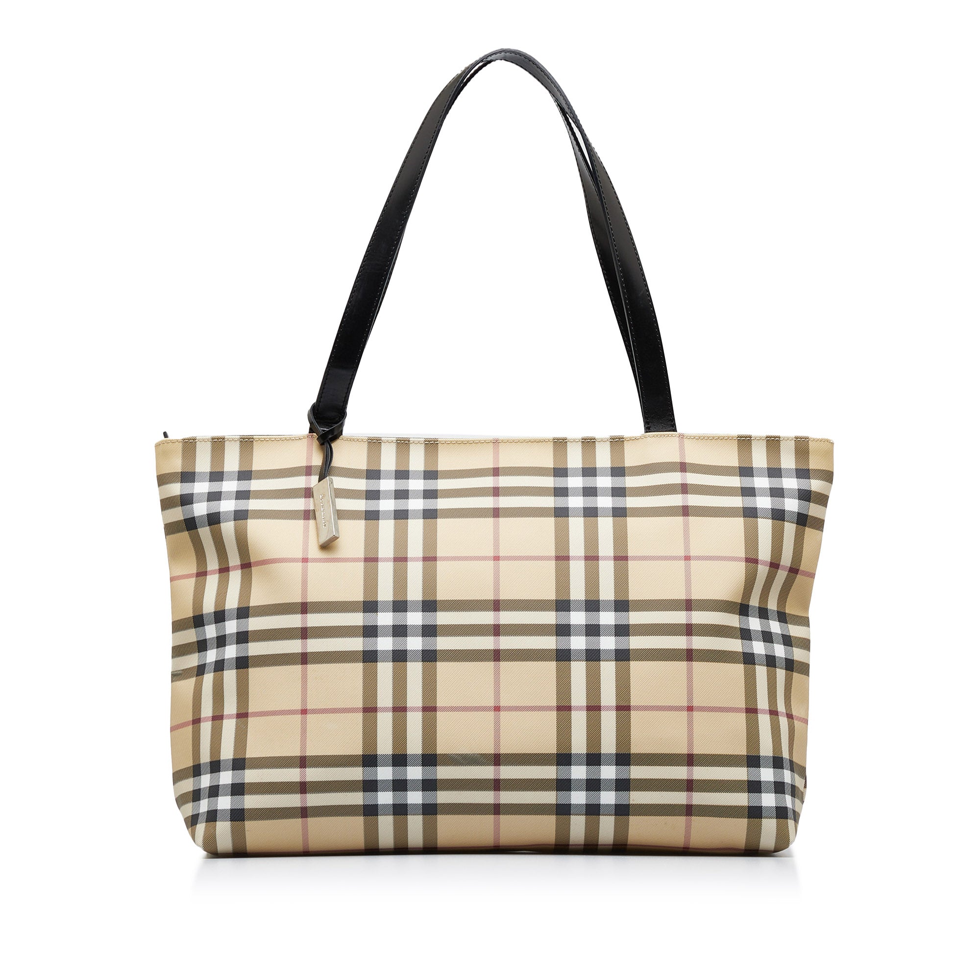 Burberry Haymarket Check Coated Canvas Tote Burberry