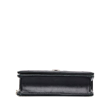 Black Dior Mini Diorama Sequin Flap Crossbody Bag - Designer Revival