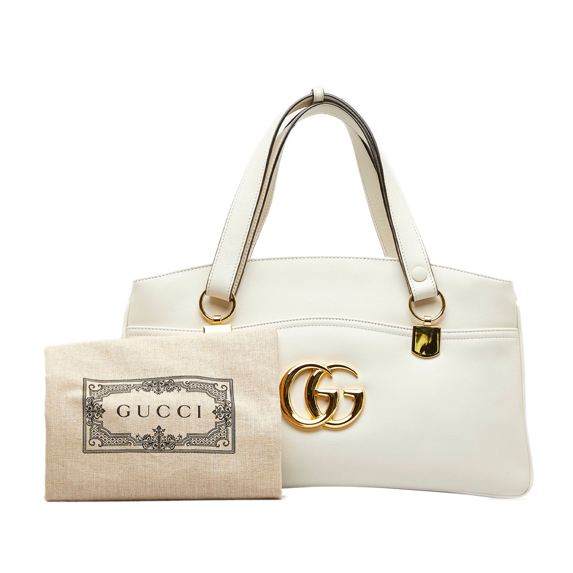 deltage Bugt protest White Gucci Arli Handbag – Designer Revival