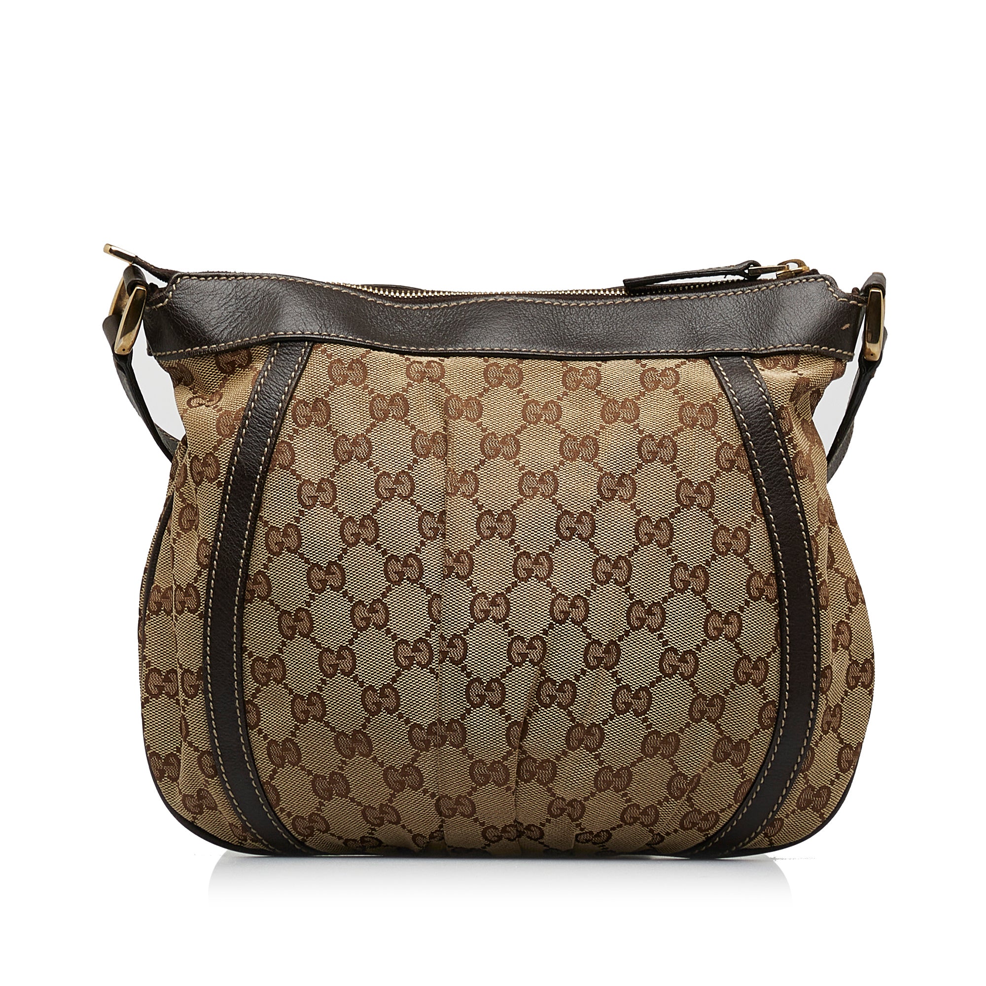 Brown Gucci GG Canvas Abbey D-Ring Shoulder Bag – Designer Revival