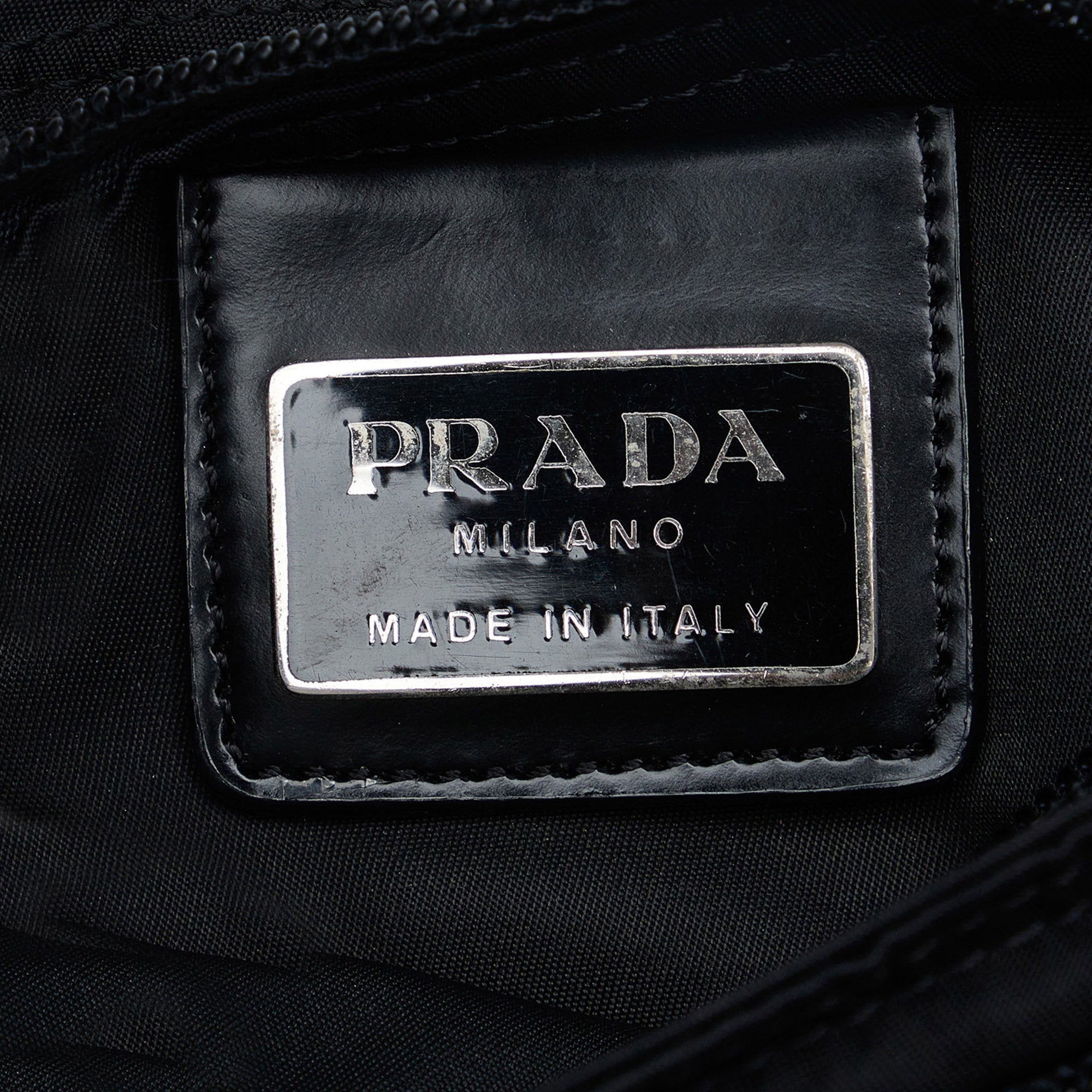 Tessuto crossbody bag Prada Black in Synthetic - 31665177