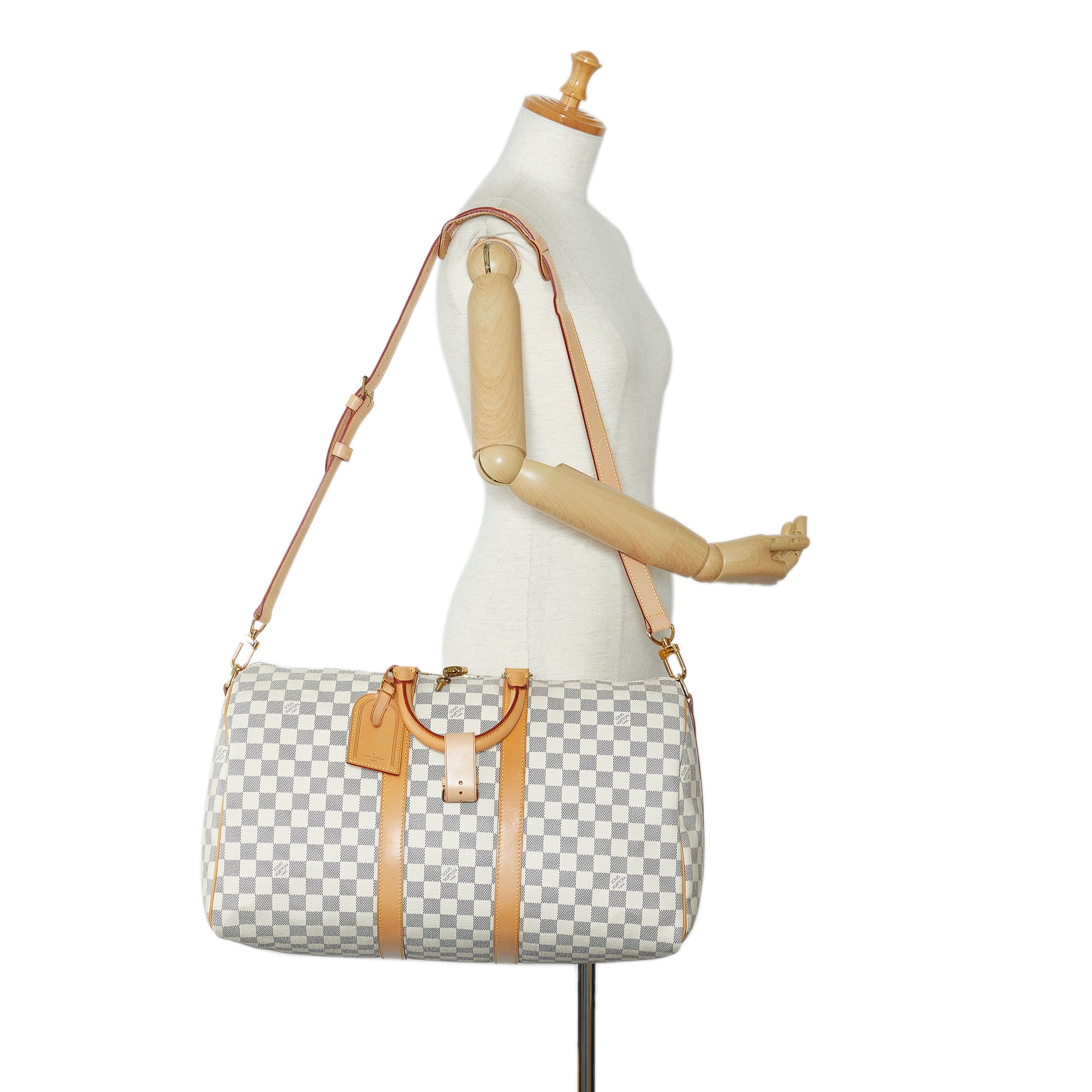 Louis Vuitton - Damier Azur Keepall Bandouliere 45