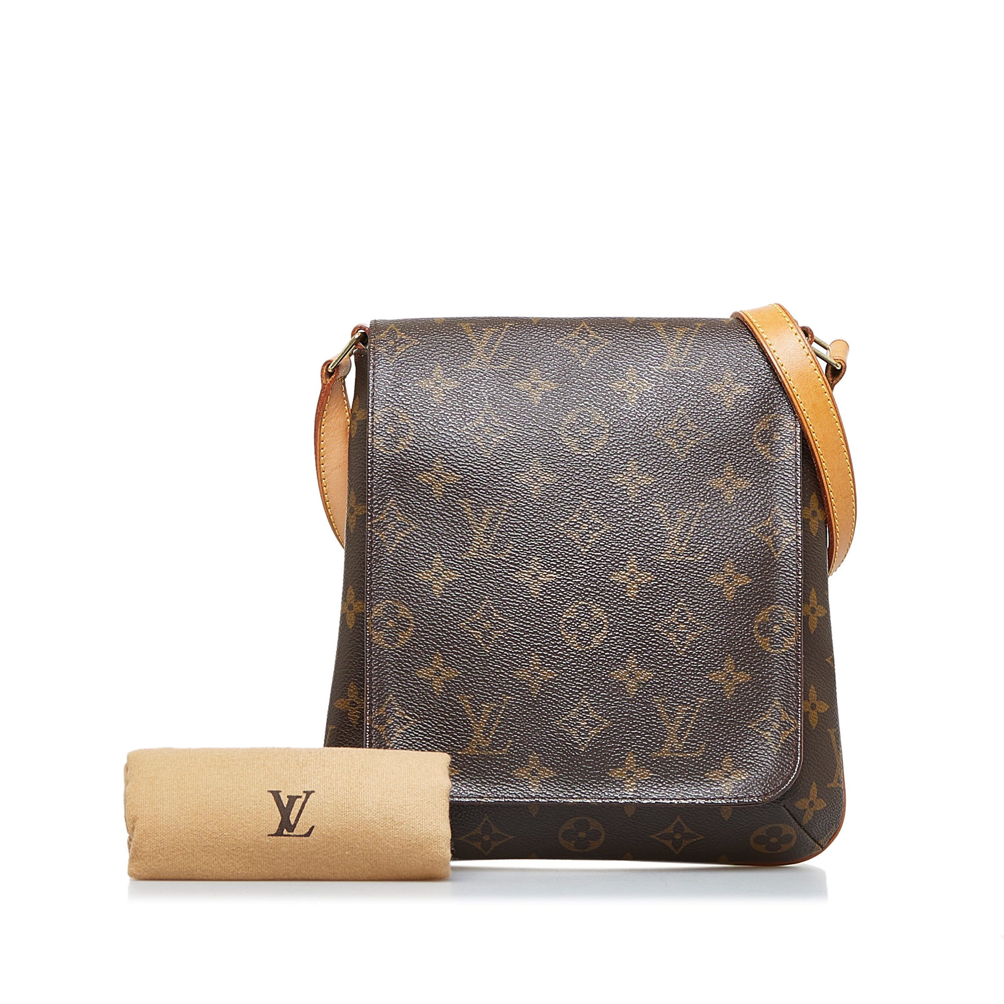 Shop for Louis Vuitton Monogram Canvas Leather Musette Salsa PM