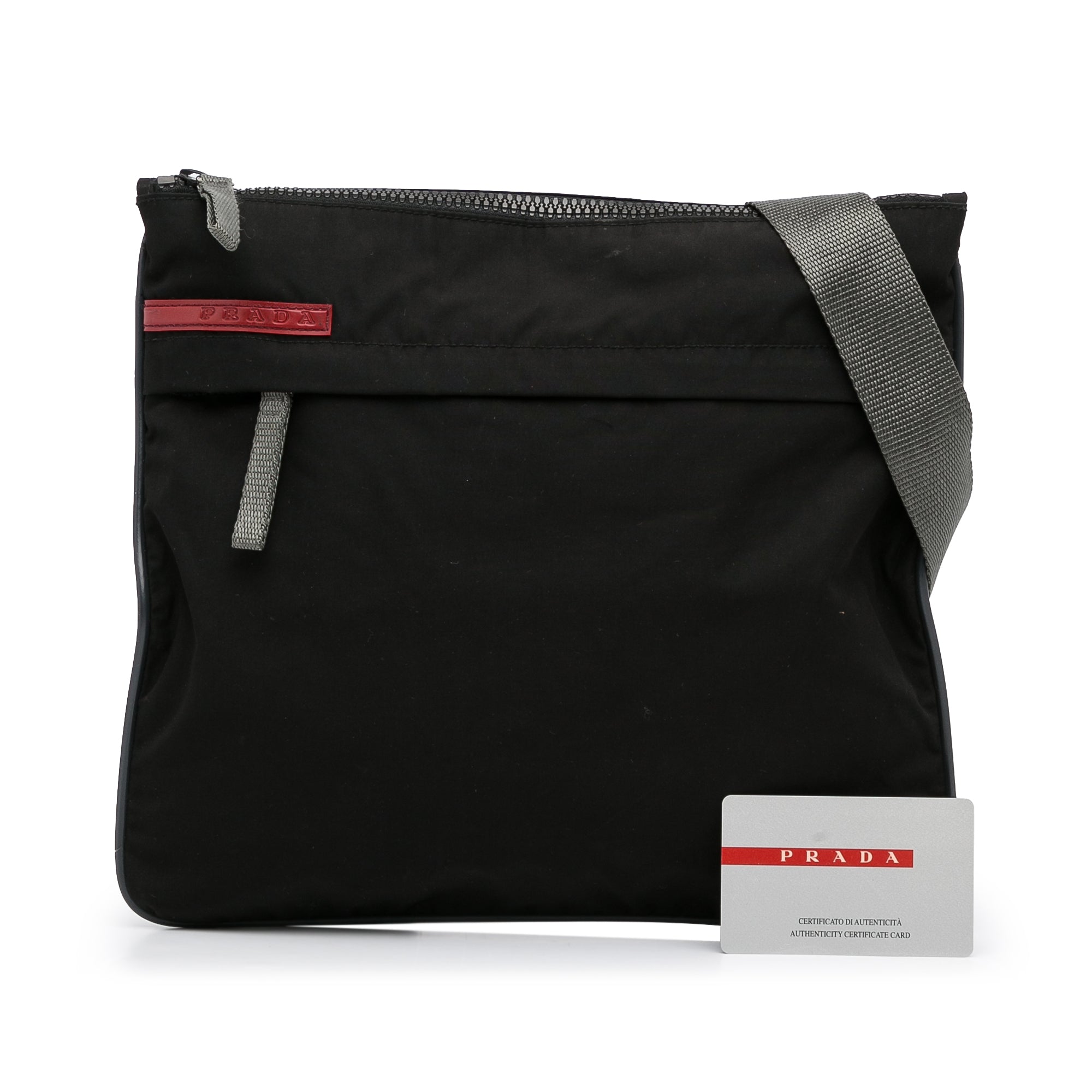 Black Prada Sports Line Tessuto Crossbody – Designer Revival