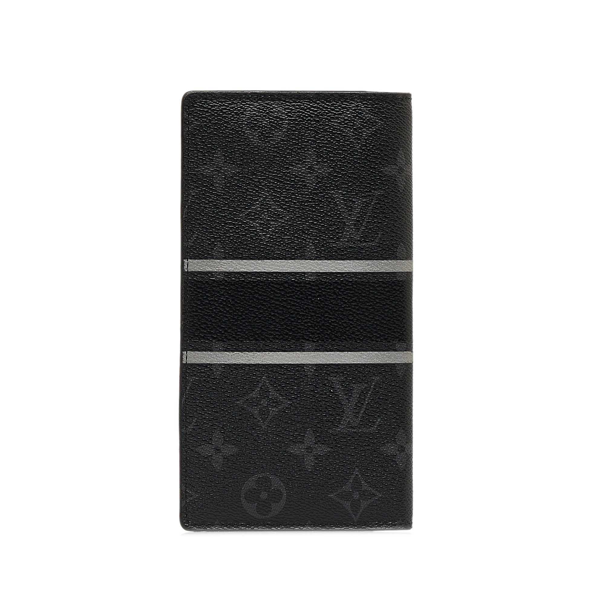 Louis Vuitton Brazza Wallet Grey Monogram Eclipse