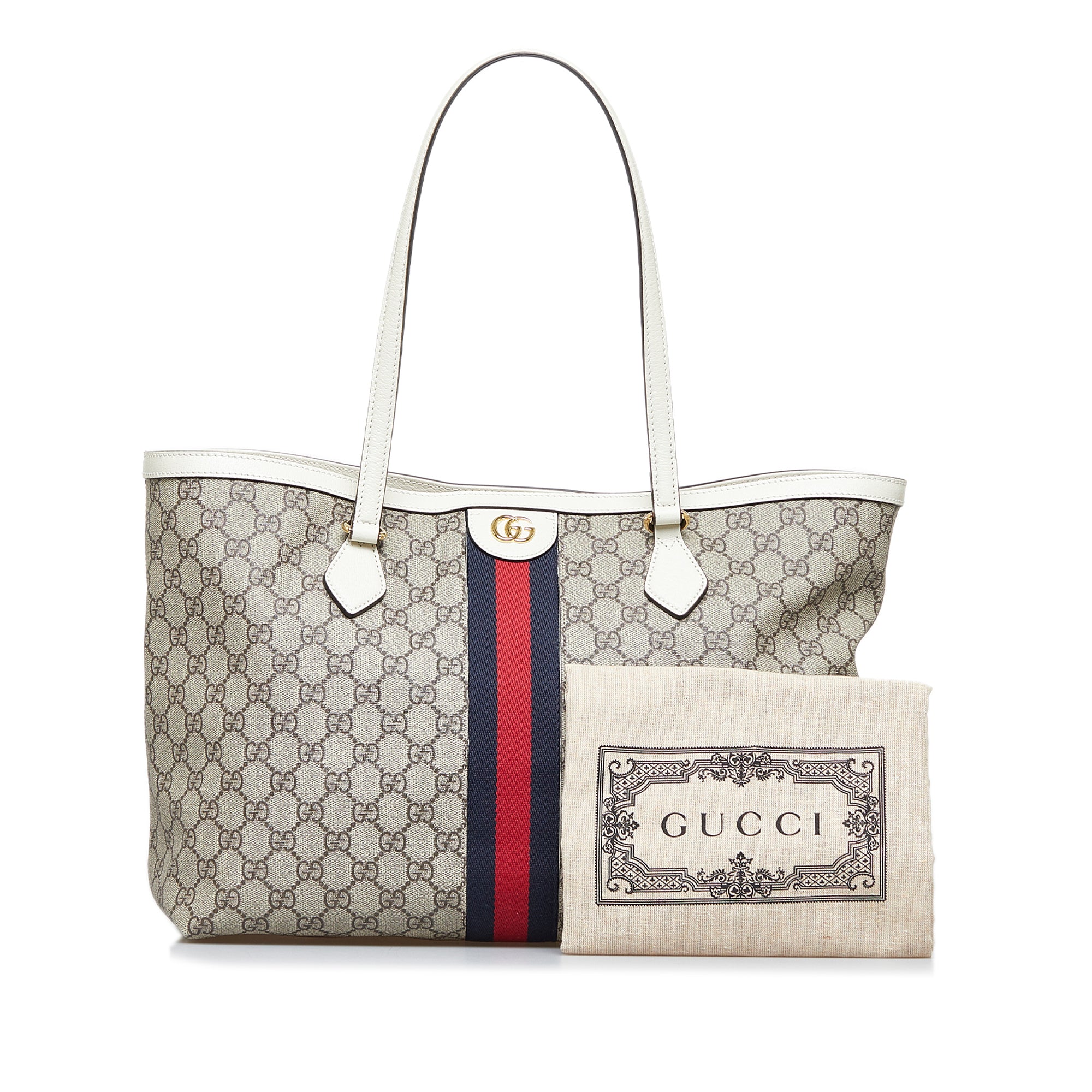 Ophidia GG Medium Tote in Brown - Gucci