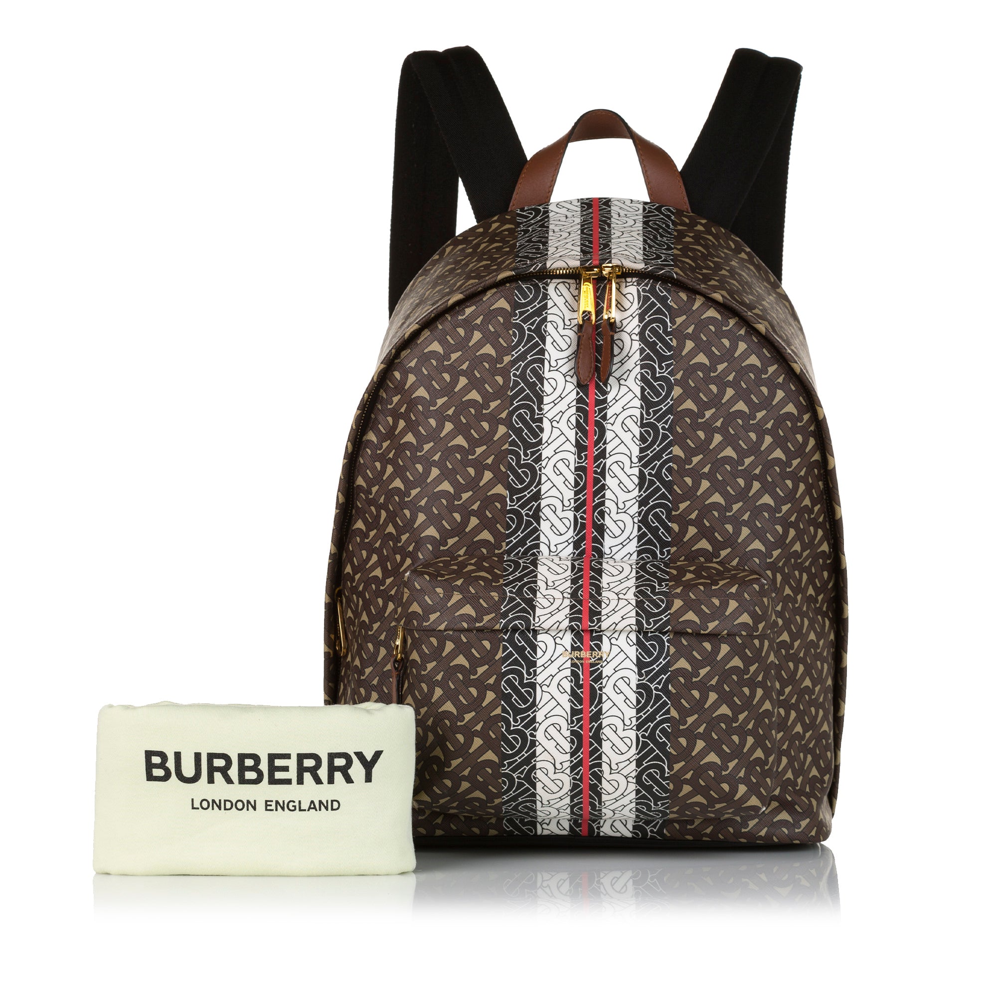 Burberry Mini Monogram Stripe Print Pocket Bag
