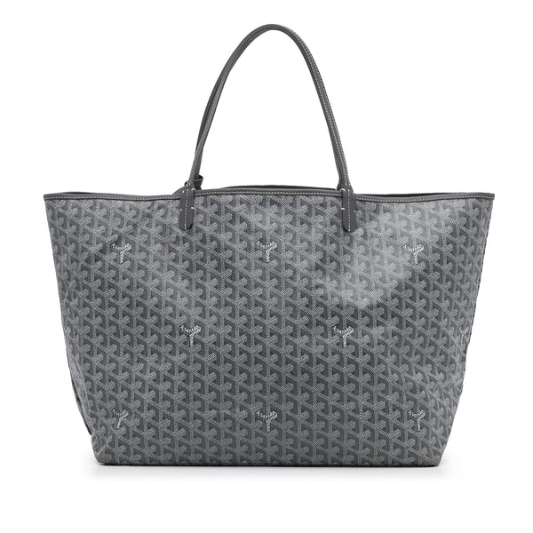 GOYARD Goyardine Saint Louis GM Tote Shoulder Bag White-US