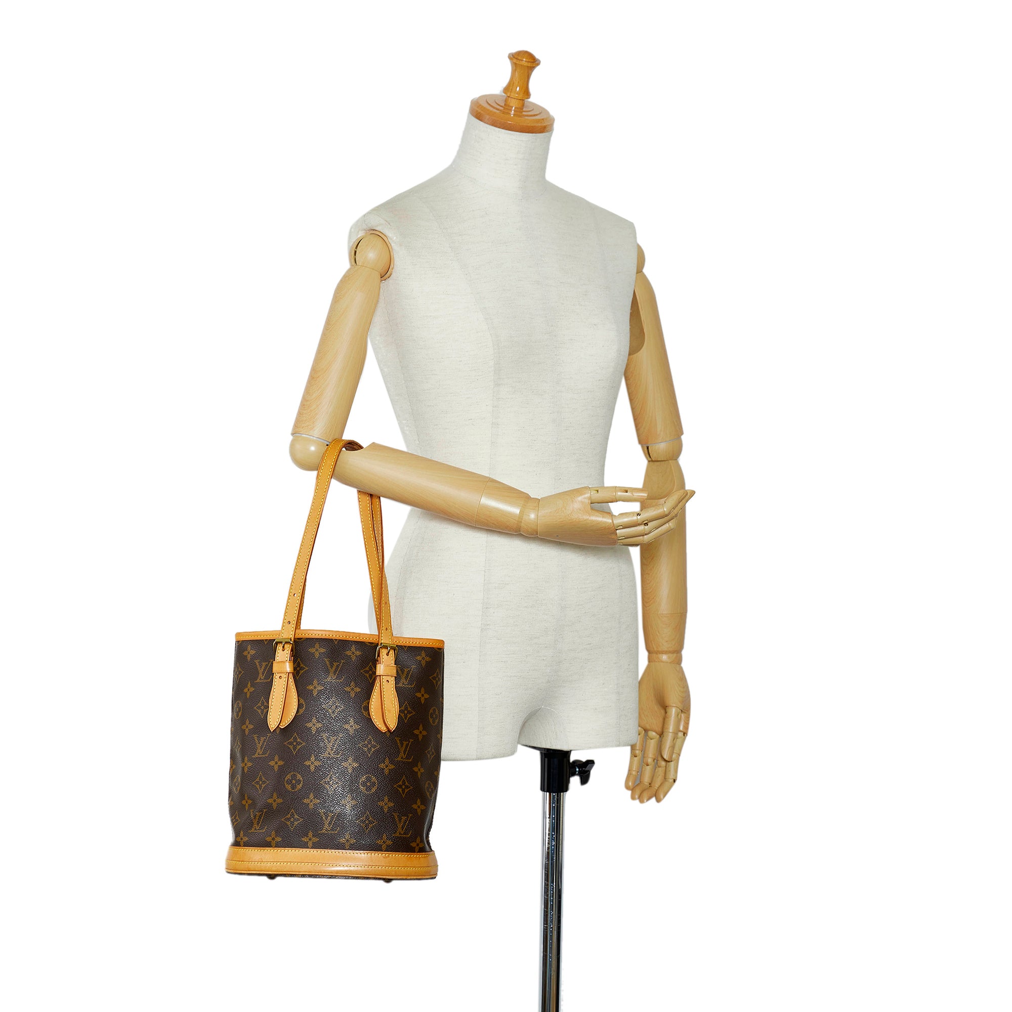 Louis Vuitton Bucket Petit Brown Monogram Canvas