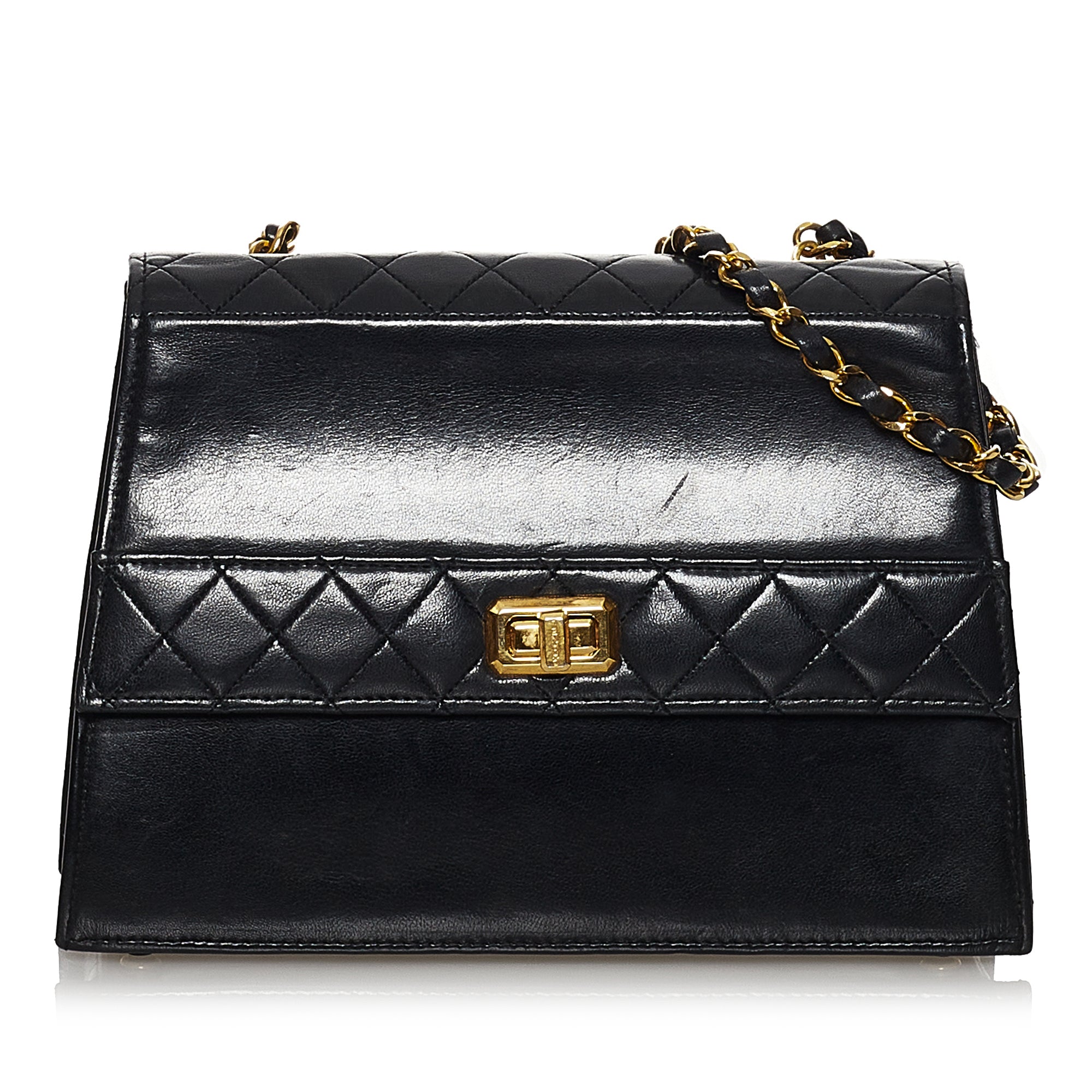 Chanel CC Quilted Lambskin Leather Wallet