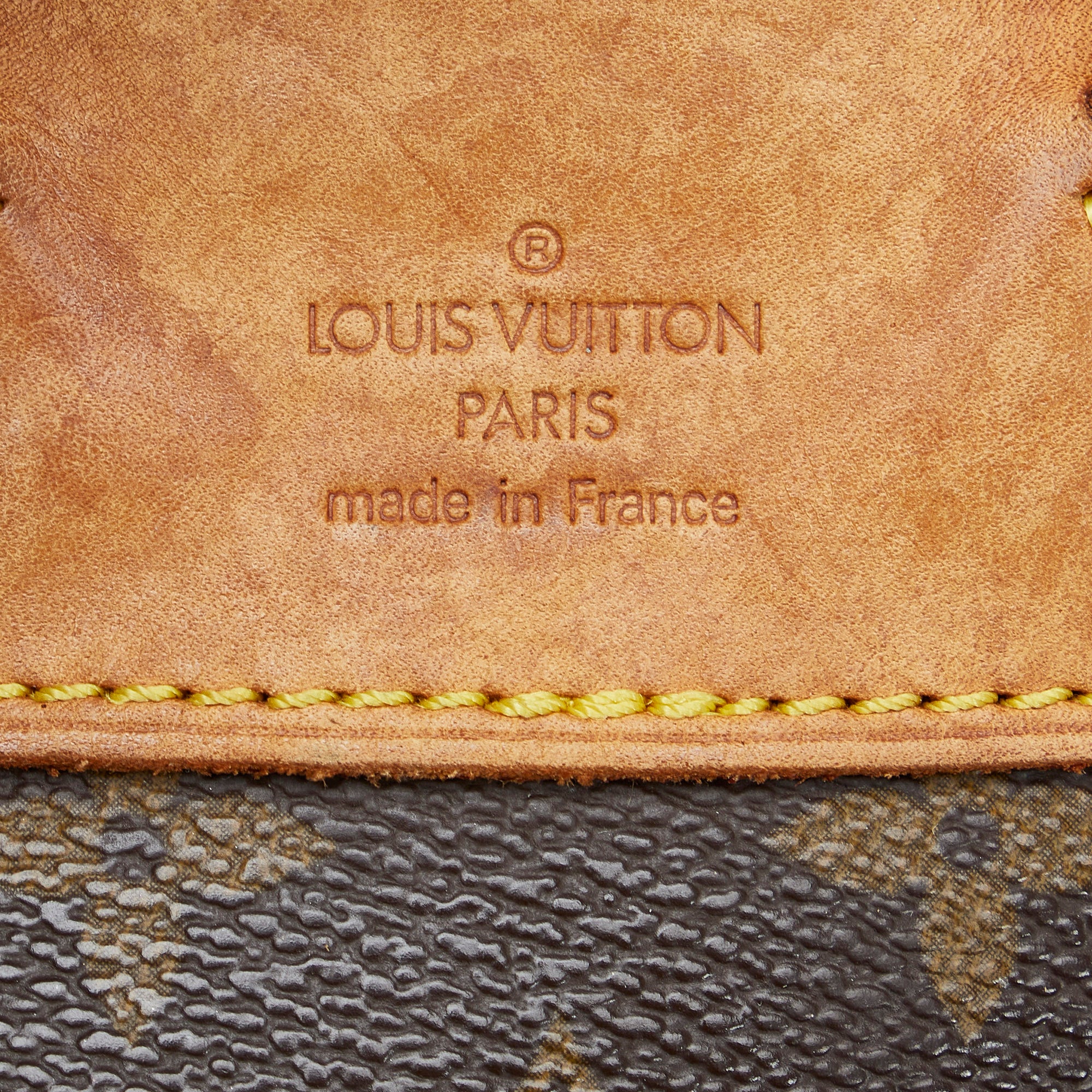 Vintage 1990s Louis Vuitton Monogram Canvas Montsouris