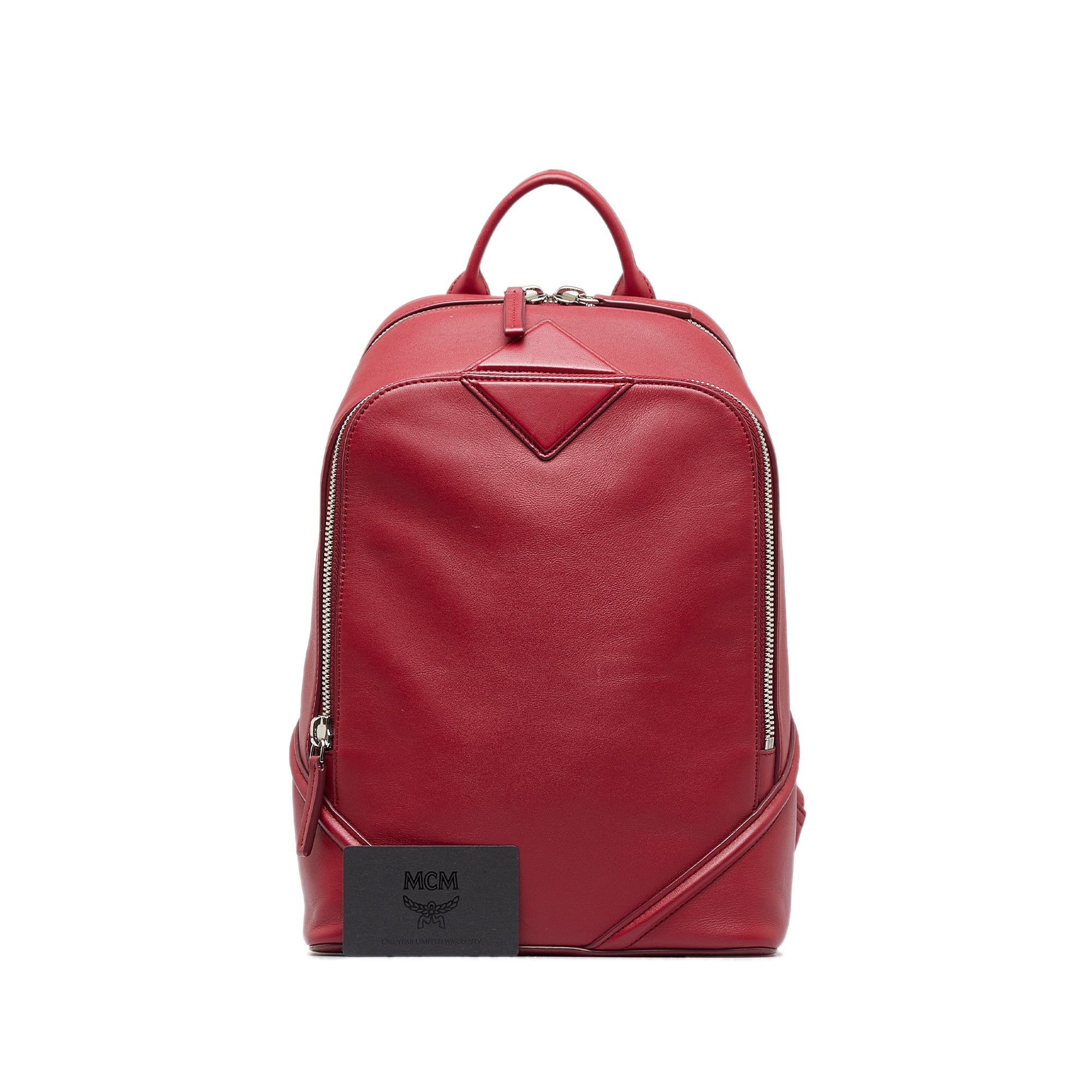 Backpack MCM Red in Polyester - 28709242