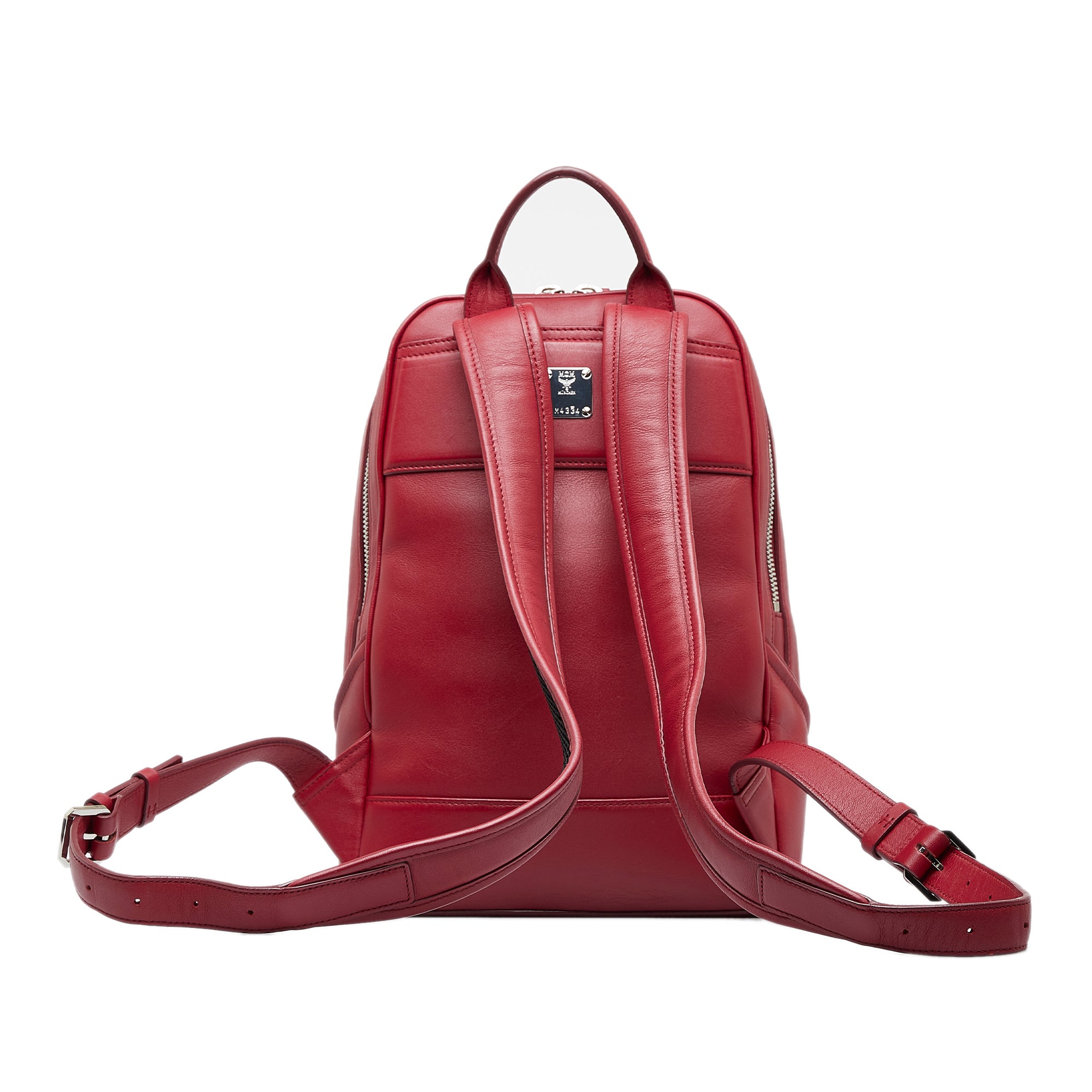 Backpack MCM Red in Polyester - 28709242