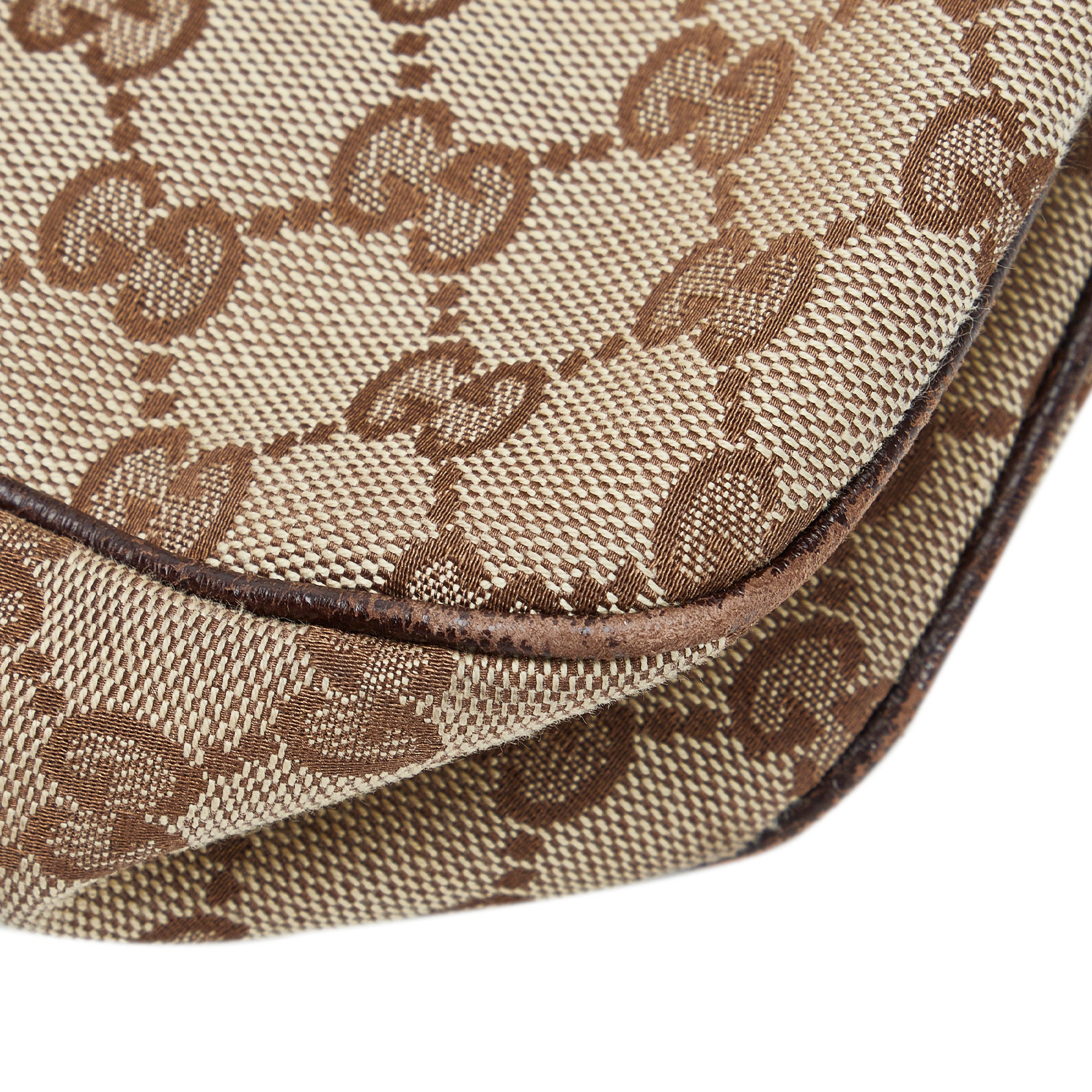 Gucci Brown GG Canvas Charmy Medium Hobo Bag