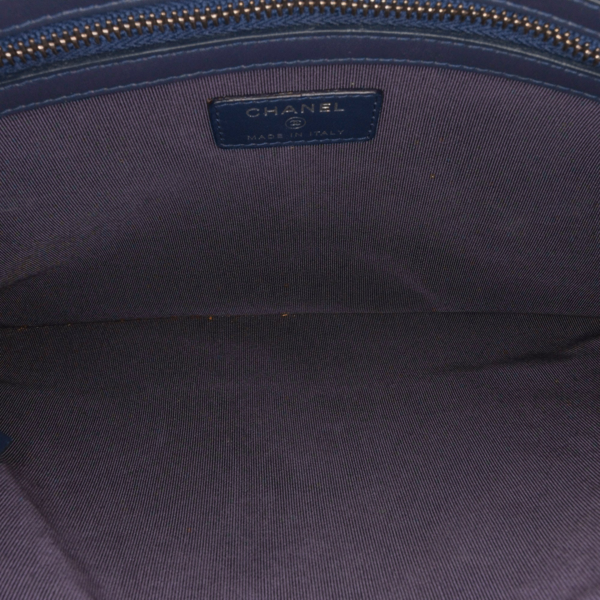 Chanel Blue Gabrielle Clutch Bag Chanel
