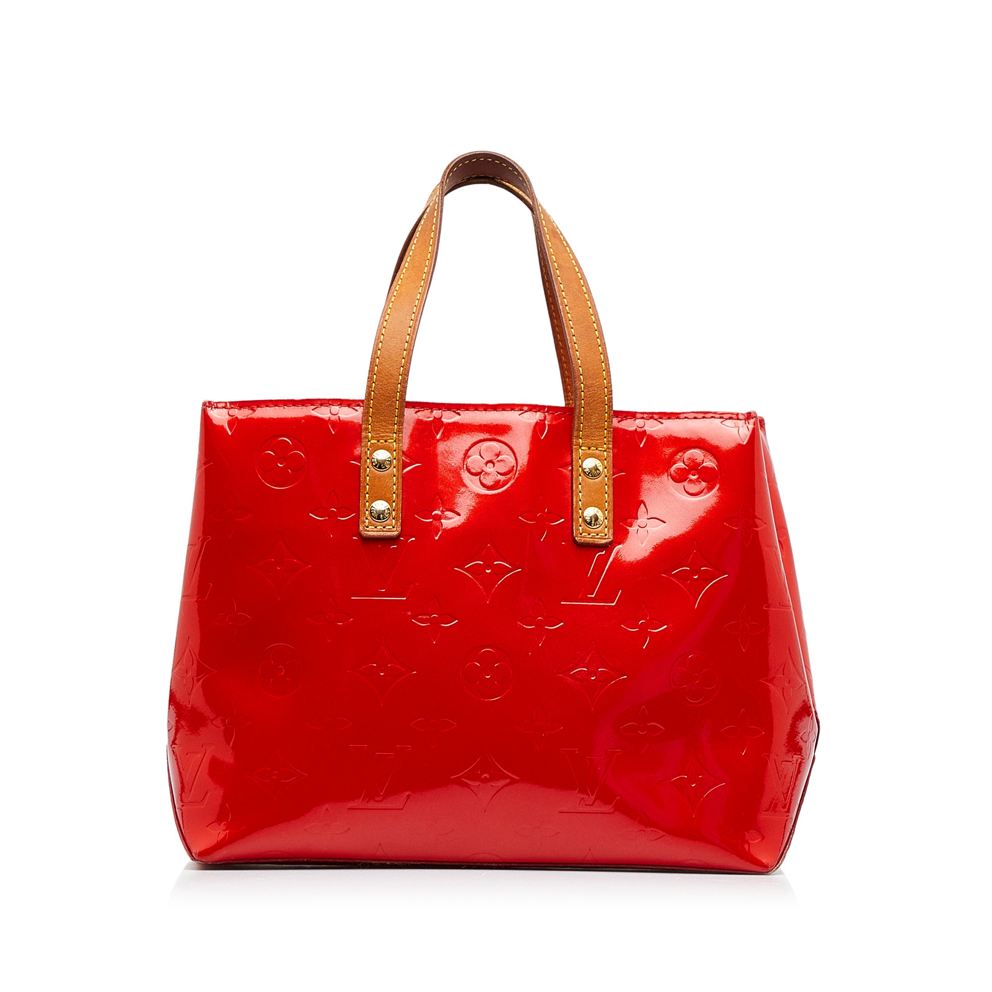 Louis Vuitton, Bags, Louis Vuitton Real Vernis Small Red Tote