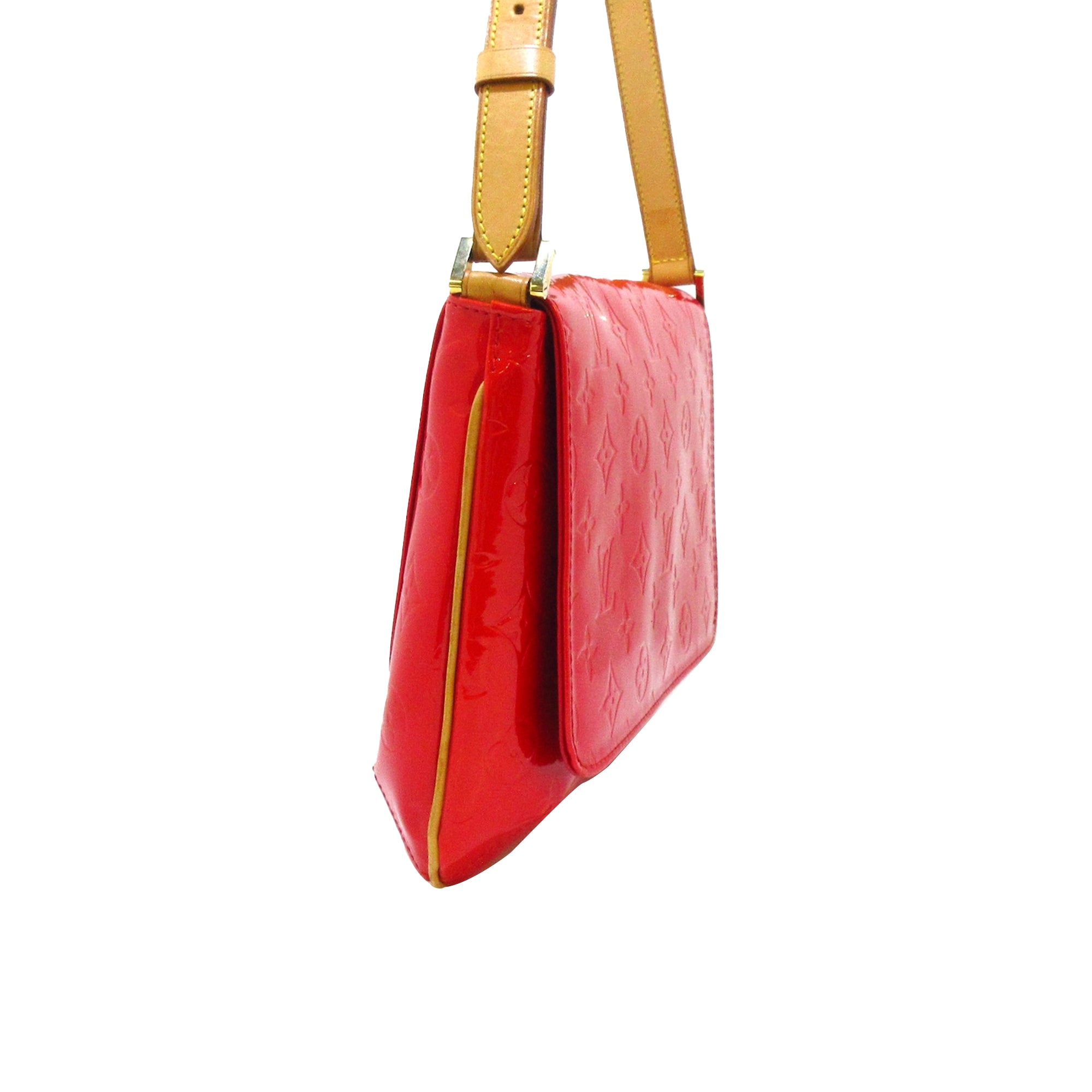 Louis Vuitton Monogram Vernis Thompson Street M91094 Red Leather Patent  leather ref.1036766 - Joli Closet