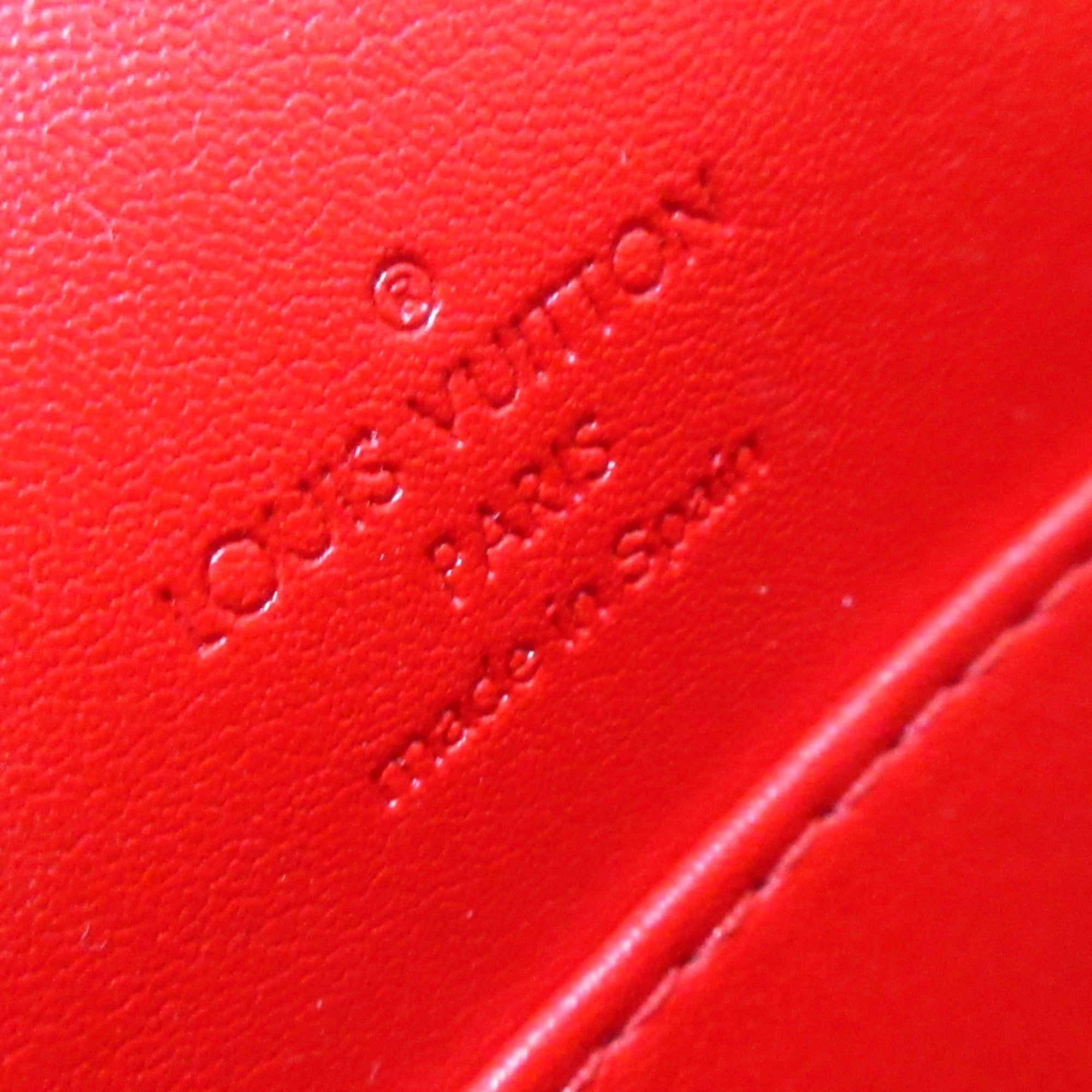 Louis Vuitton Monogram Vernis Thompson Street M91094 Red Leather Patent  leather ref.1036766 - Joli Closet