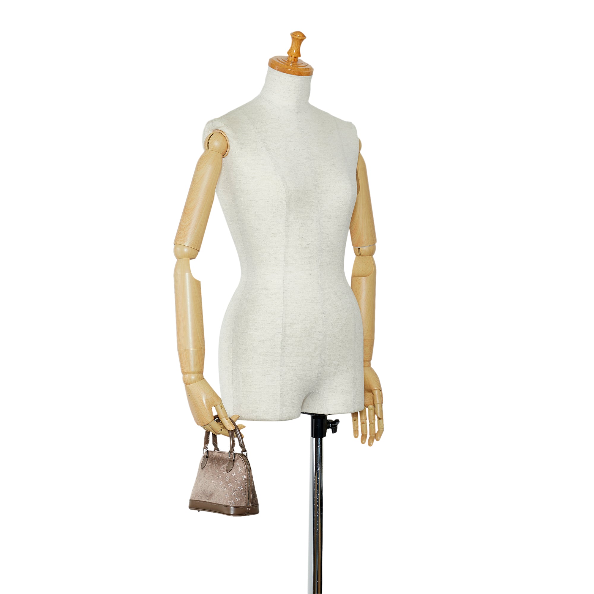 Louis Vuitton Satin Mini Lin Alma Nano - Black Mini Bags, Handbags -  LOU787251