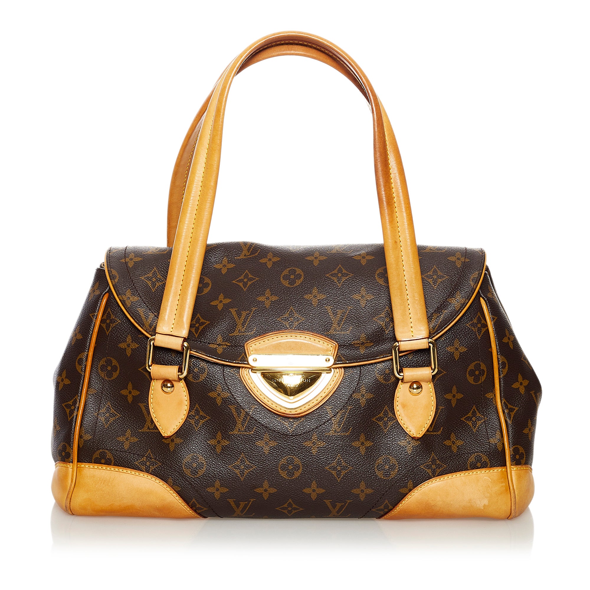 Brown Louis Vuitton Monogram Beverly GM Handbag | Designer Revival