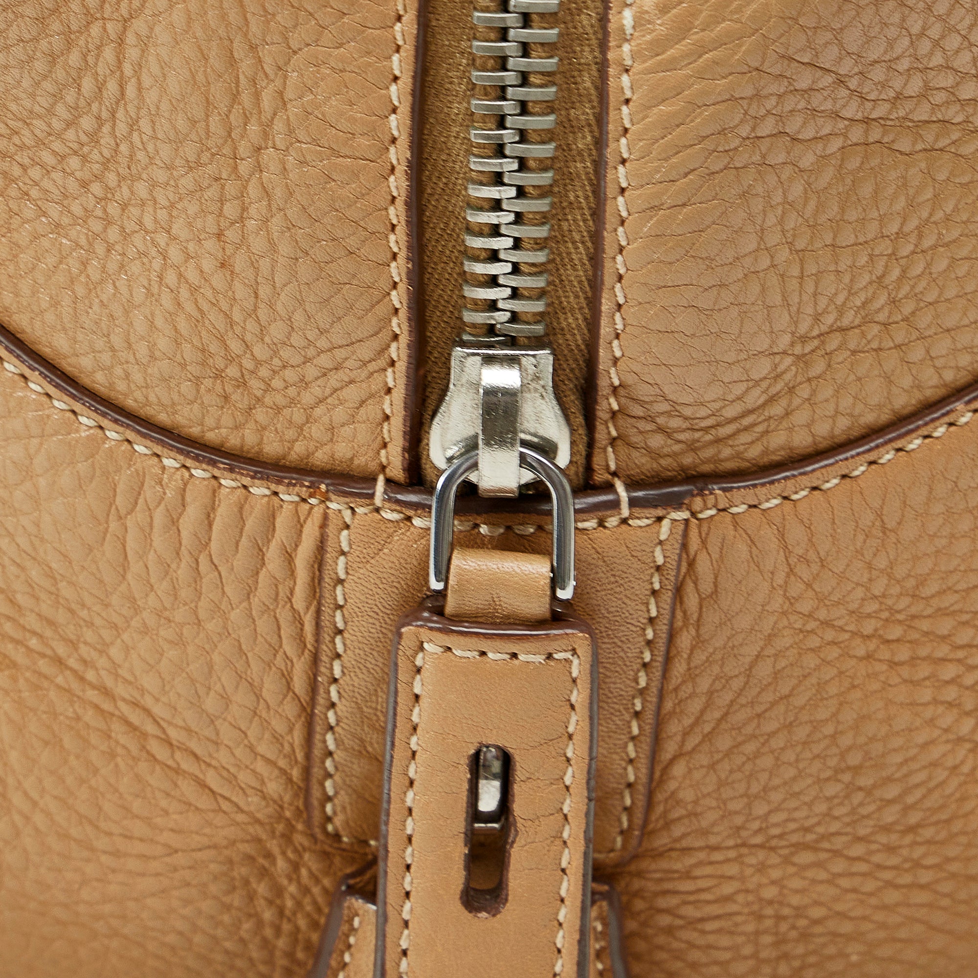Prada Vitello Daino Brown Leather Shoulder Bag -  Sweden