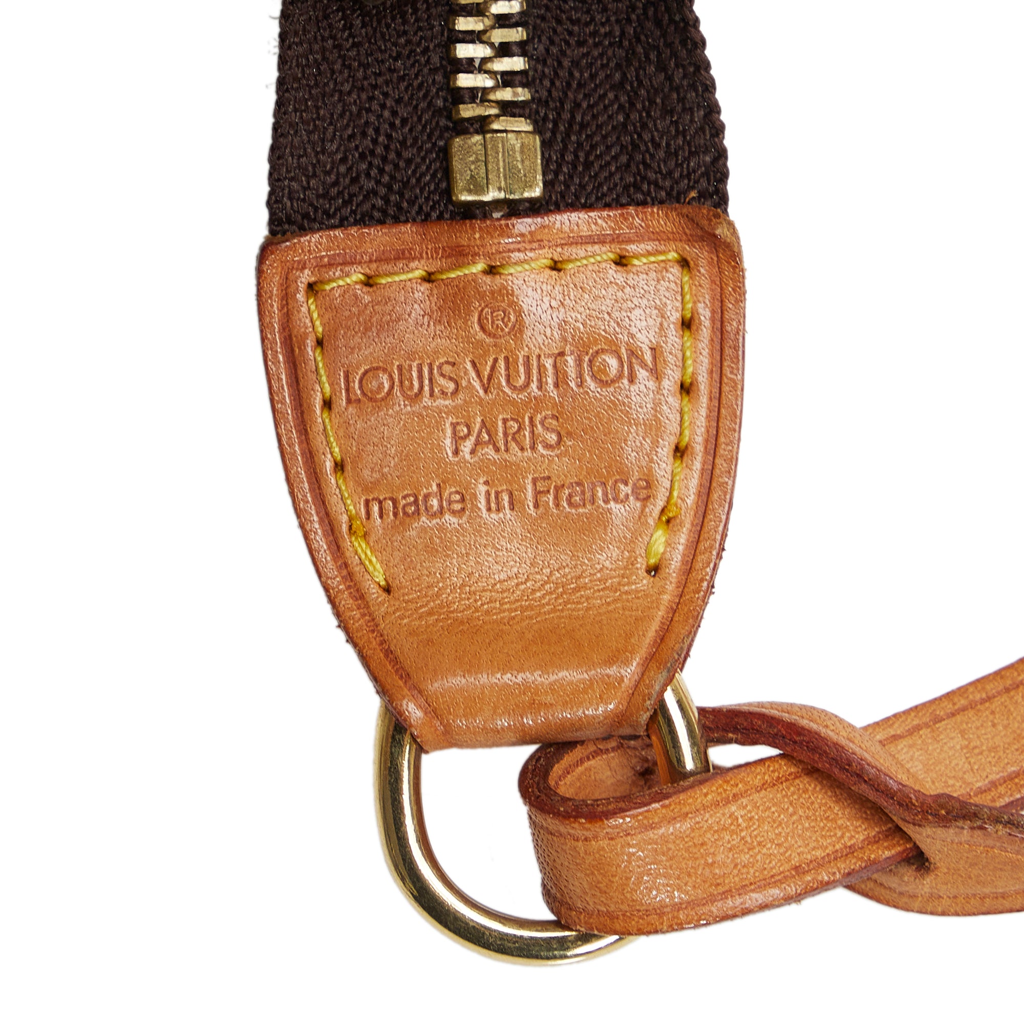 Brown Louis Vuitton Monogram Pochette Accessoires Baguette, Sac à main Louis  Vuitton Ixia en cuir Mahina marron