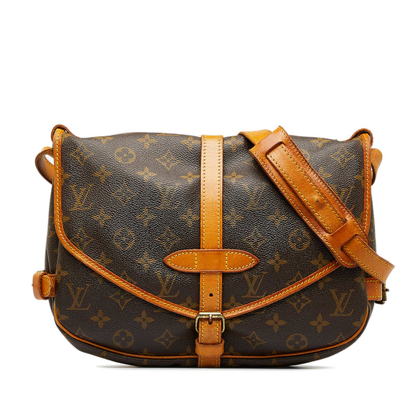Saumur 30, Used & Preloved Louis Vuitton Messenger Bag