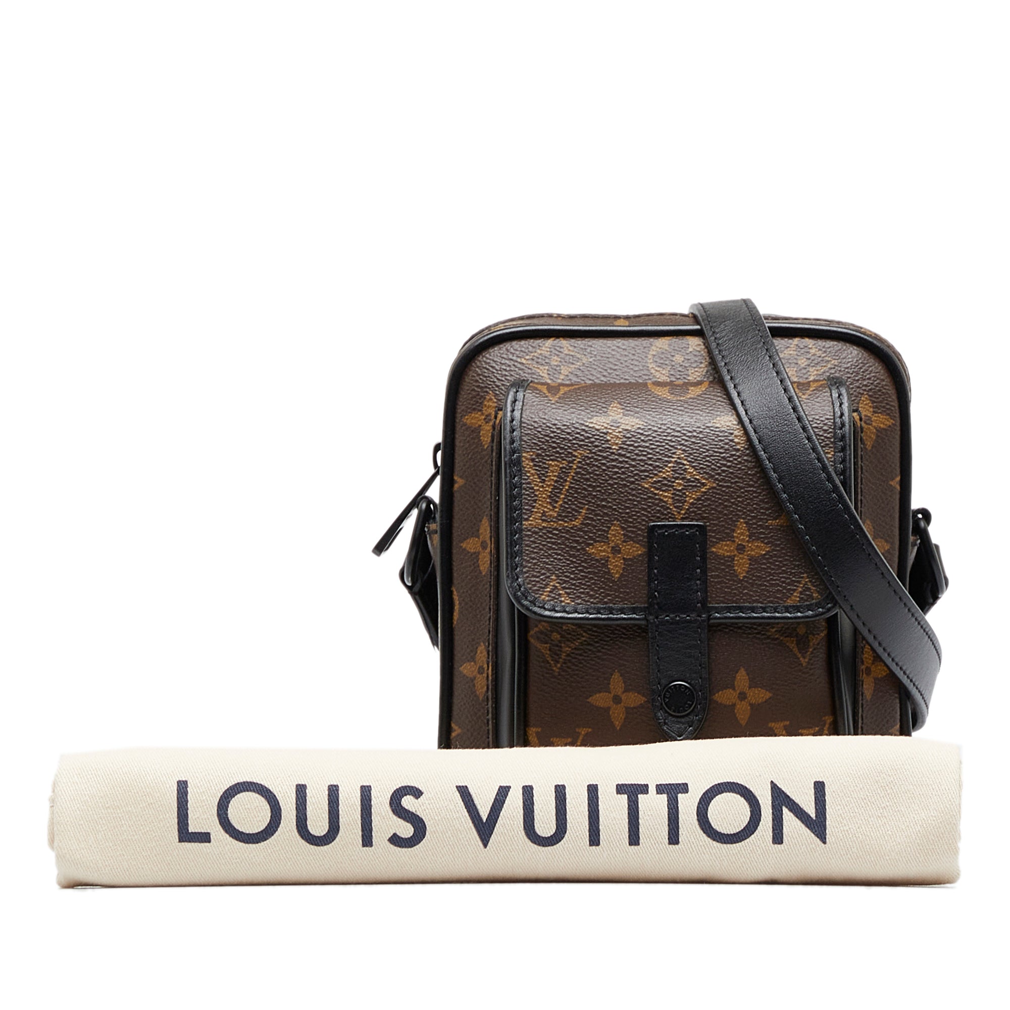 Pre Loved Louis Vuitton Monogram Macassar Christopher Wearable