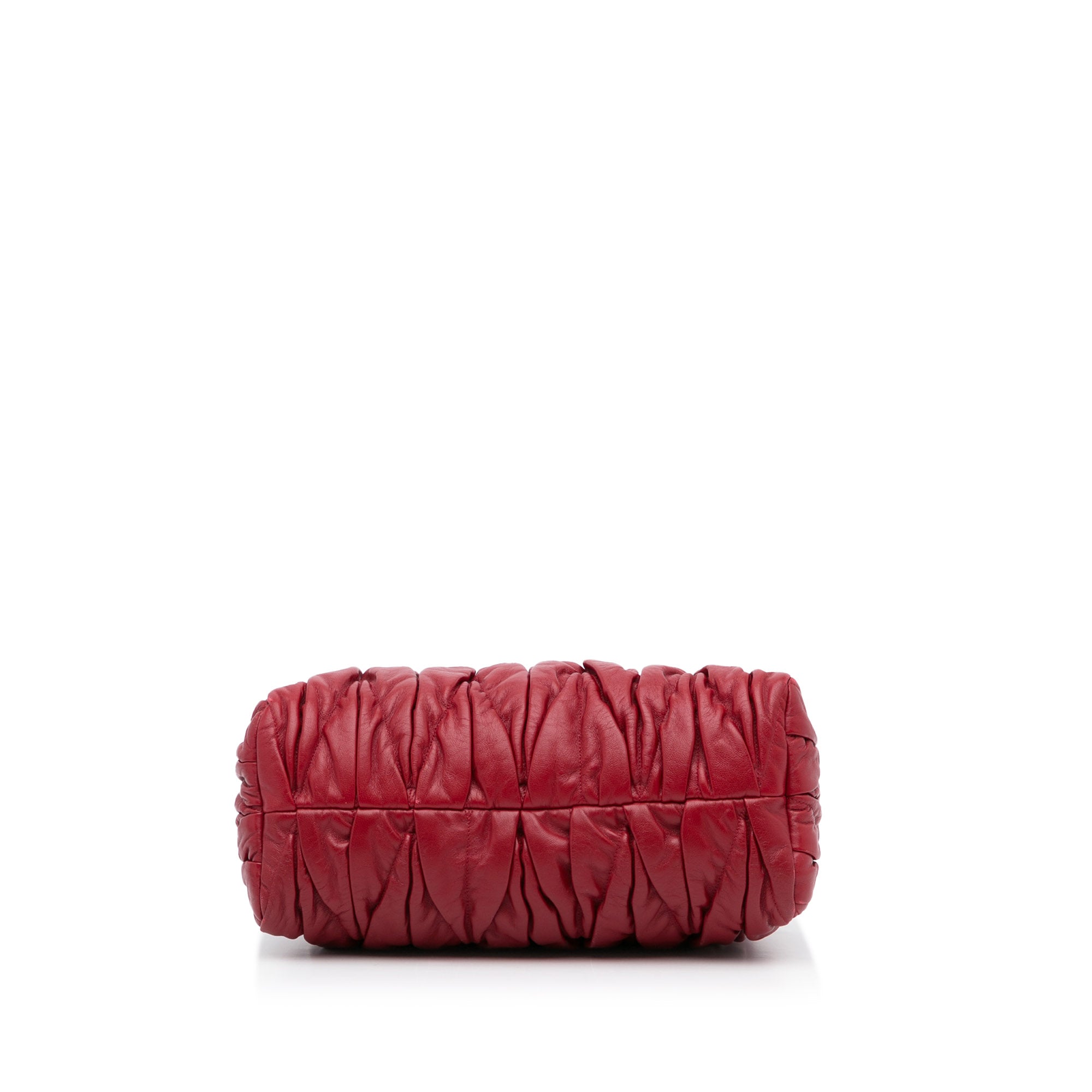 Red Miu Miu Matelasse Shoulder Bag – Designer Revival