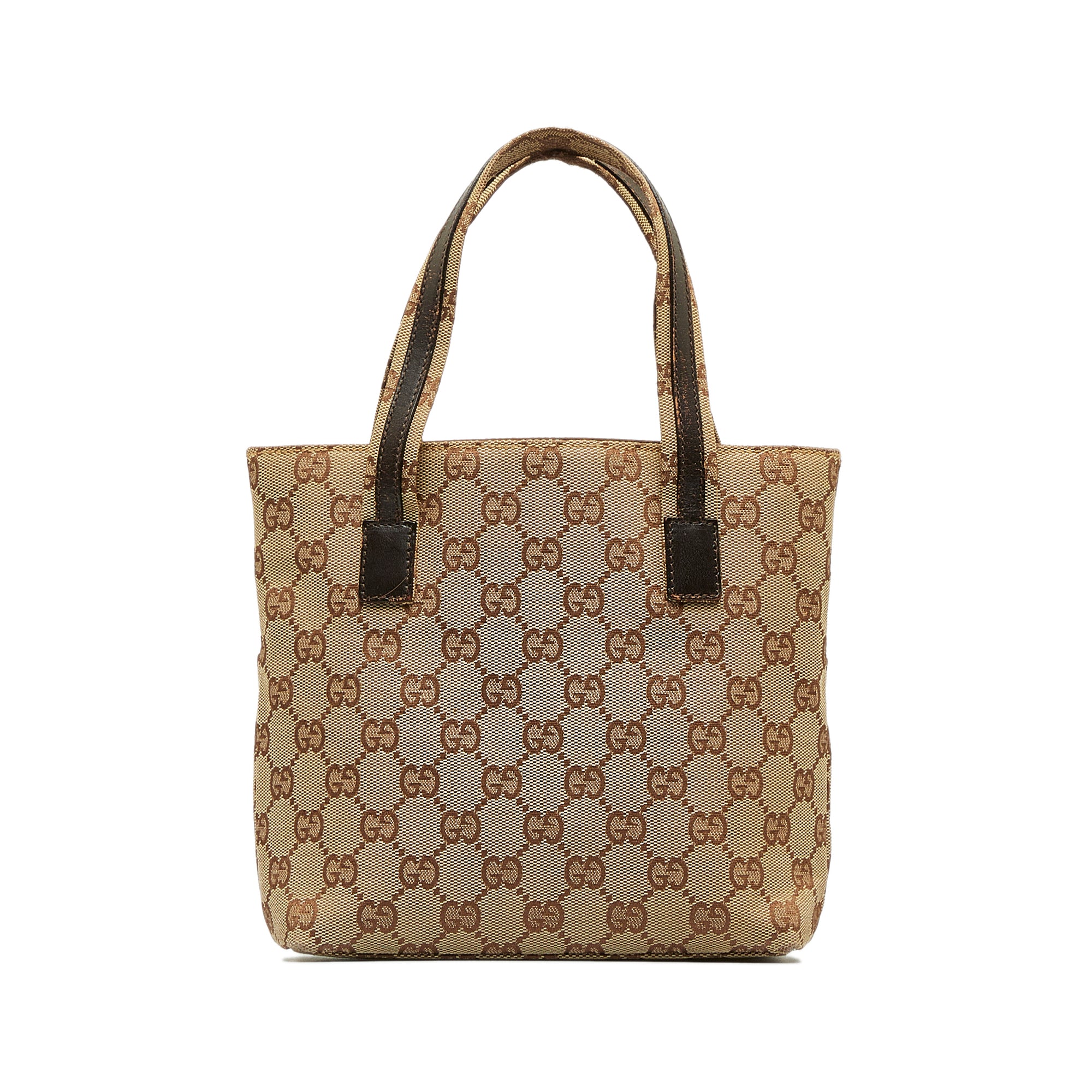 Gucci, Bags, Gucci Vintage Tan Leather Tote Bag