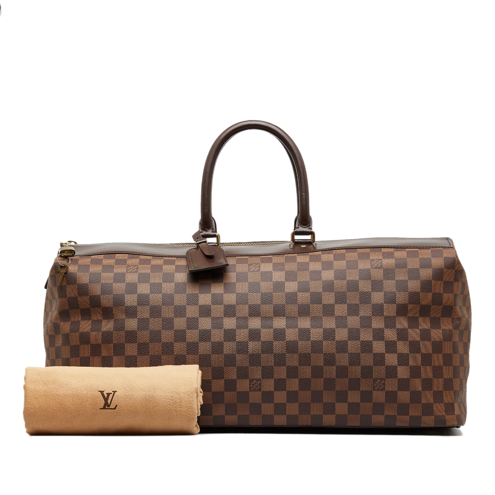 LOUIS VUITTON Greenwich Damier Ebene Shoulder Handbag-US