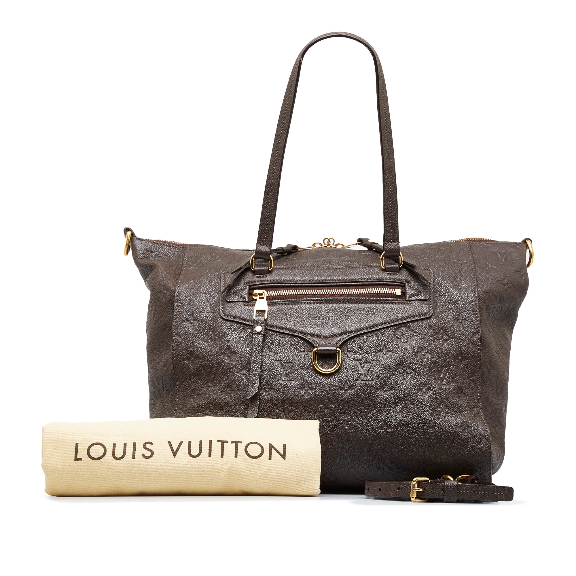 Louis Vuitton Lumineuse Purse Monogram Empreinte Very Dark Blue, Leather PM