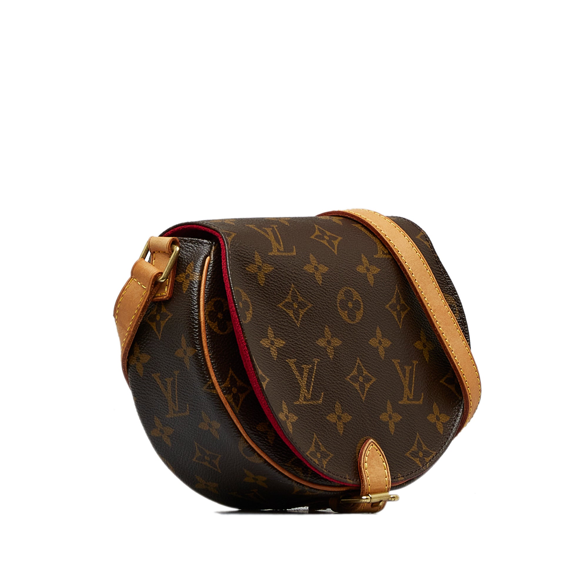Brown Louis Vuitton Monogram Sac Tambourine Crossbody Bag – Designer Revival