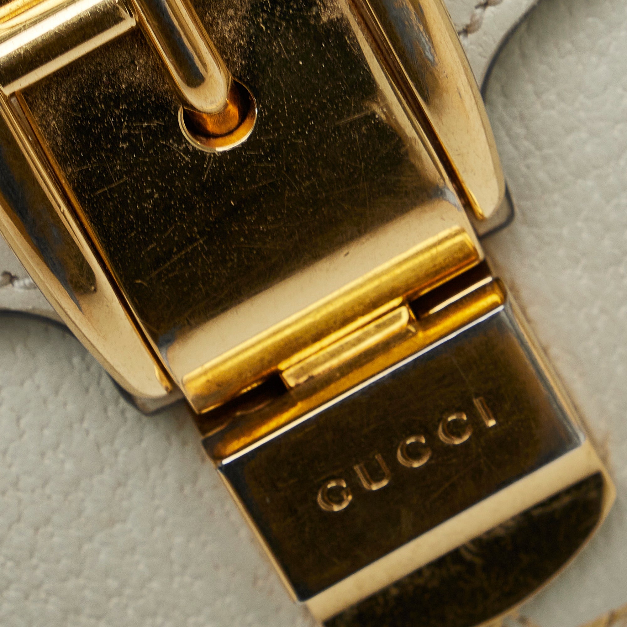 Gucci White Small Bee Star Sylvie Crossbody