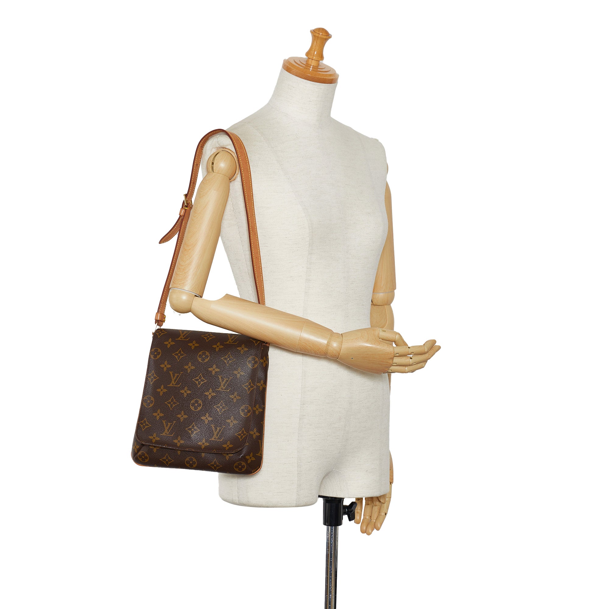 Brown Louis Vuitton Monogram PM Musette Salsa Short Strap Shoulder Bag